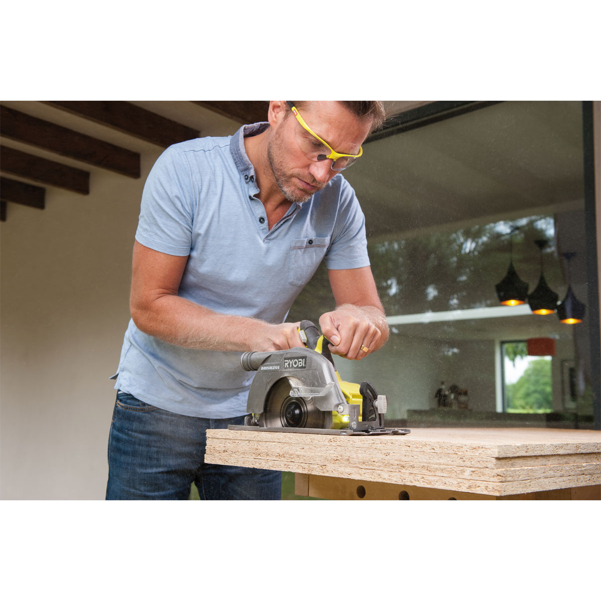 Ryobi  Akku-Handkreissäge R18CS-0 ohne Akku und Ladegerät Bild 4