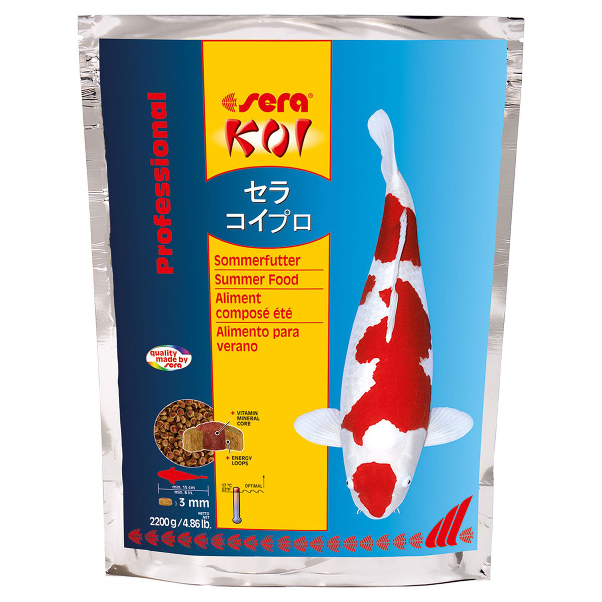sera KOI Professional Sommerfutter 2,2 kg