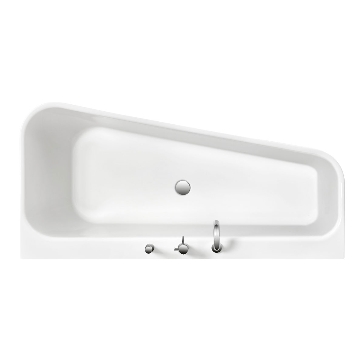 Ottofond Badewanne Pino 155 x 75 cm Ausführung links Wannenrandarmatur S3000 Bild 1