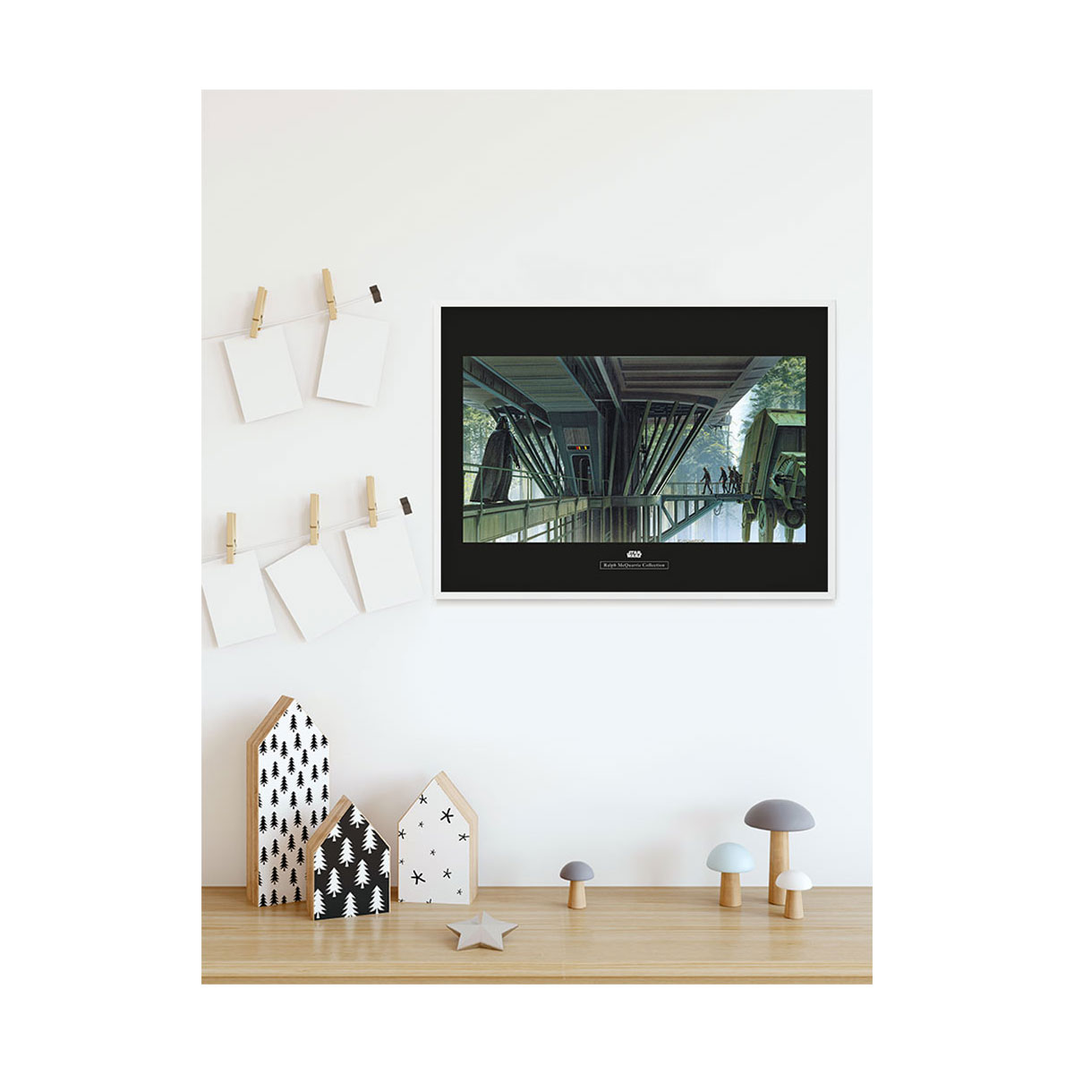 Komar  Wandbild Star Wars Classic Endor Dock 50x40 cm Bild 5