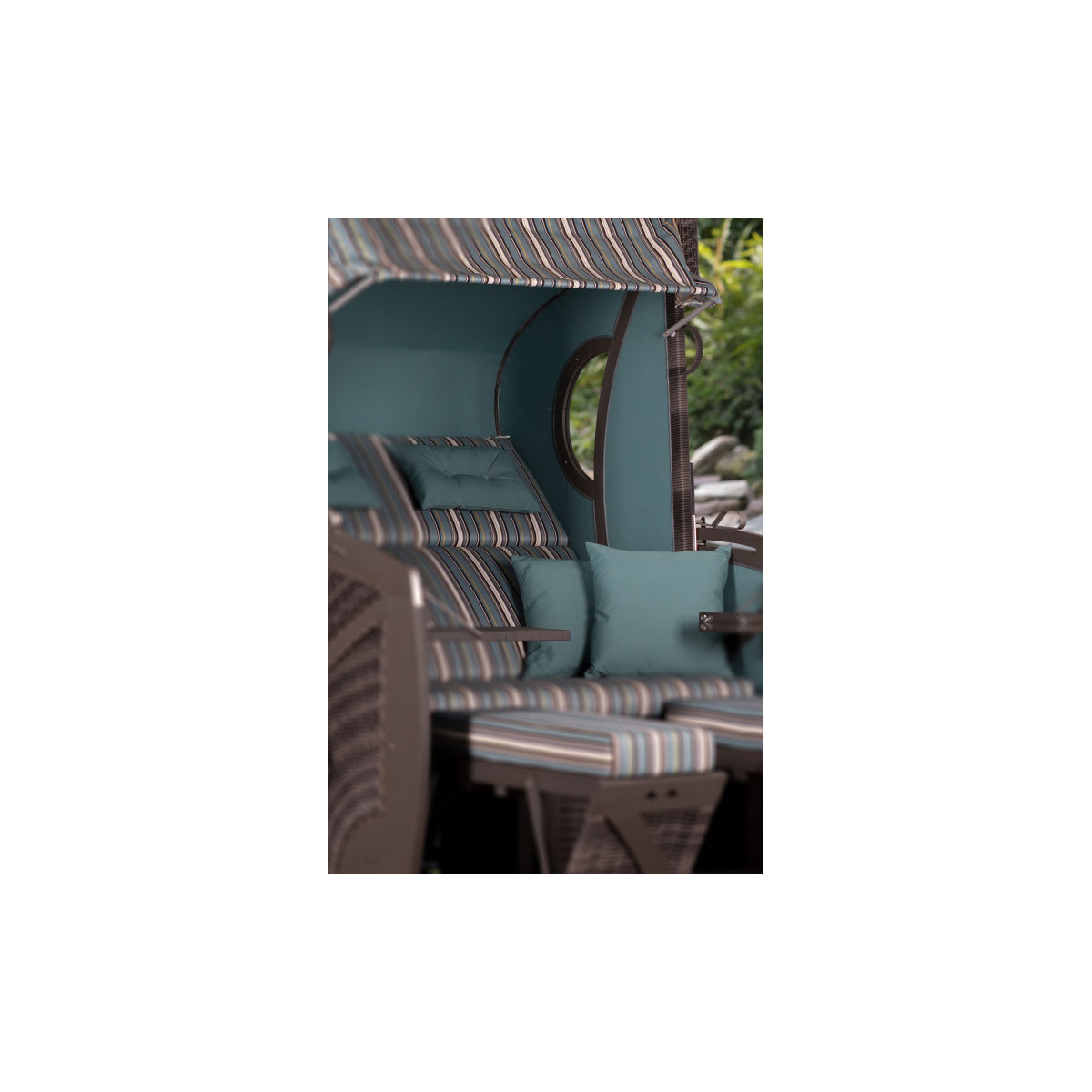 deVries Strandkorb Amrum XL Sonderedition stone grey Bild 2