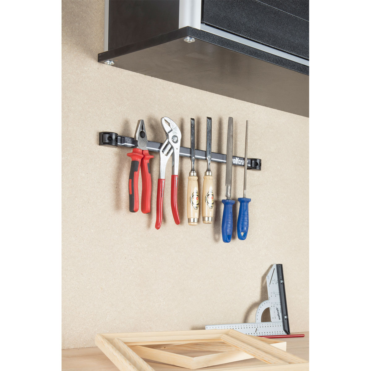 Wolfcraft Magnetleiste für Werkzeug 46 cm Bild 2