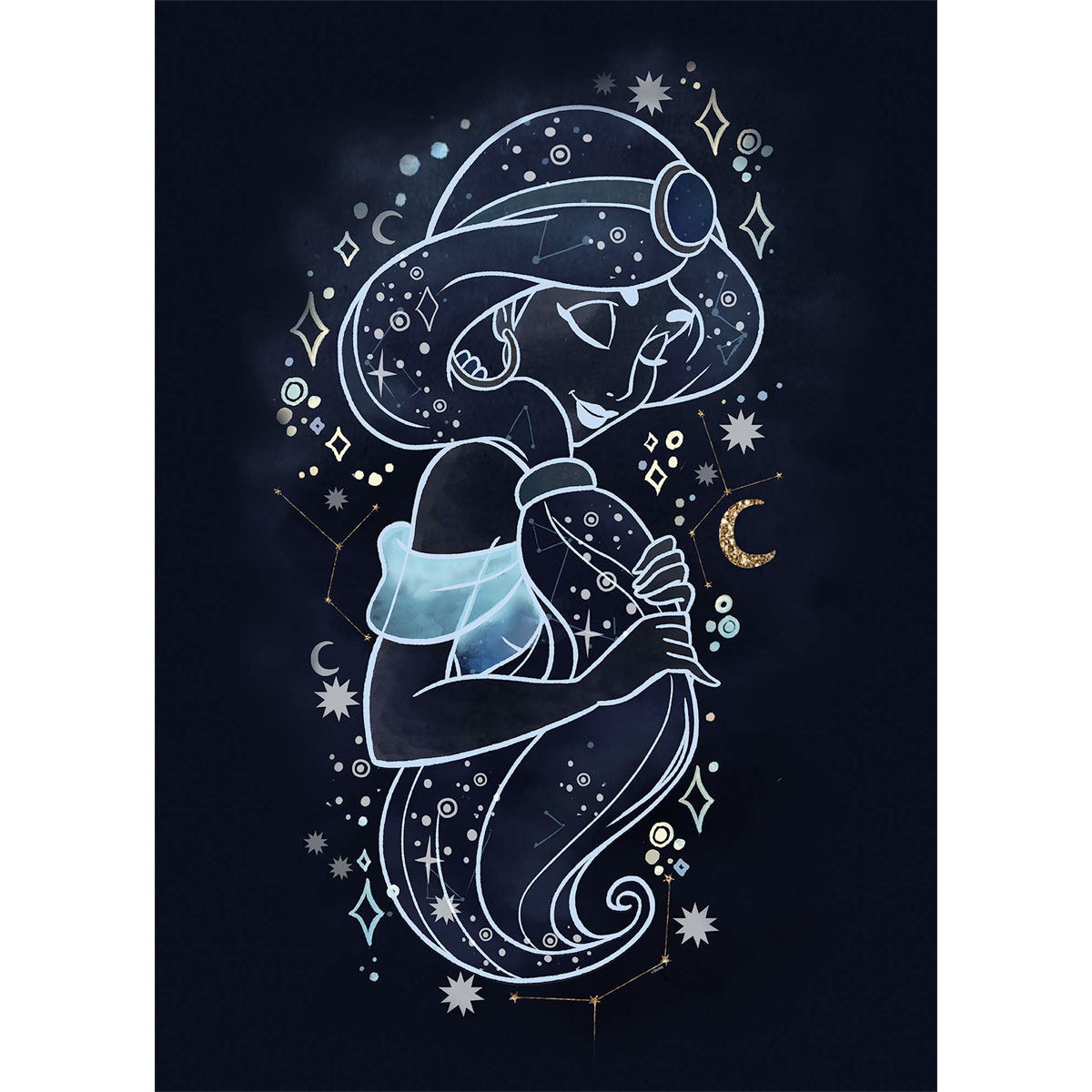 Komar  Wandbild Jasmin Stars 50x70 cm