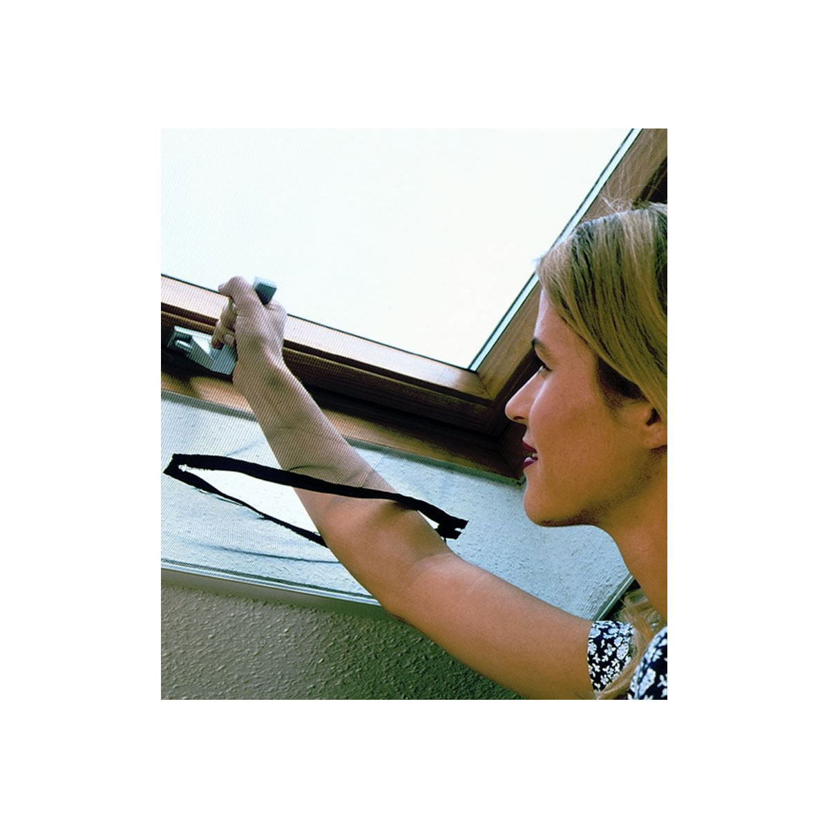 Schellenberg Fliegengitter 150 x 180 cm anthDachfenster Bild 2