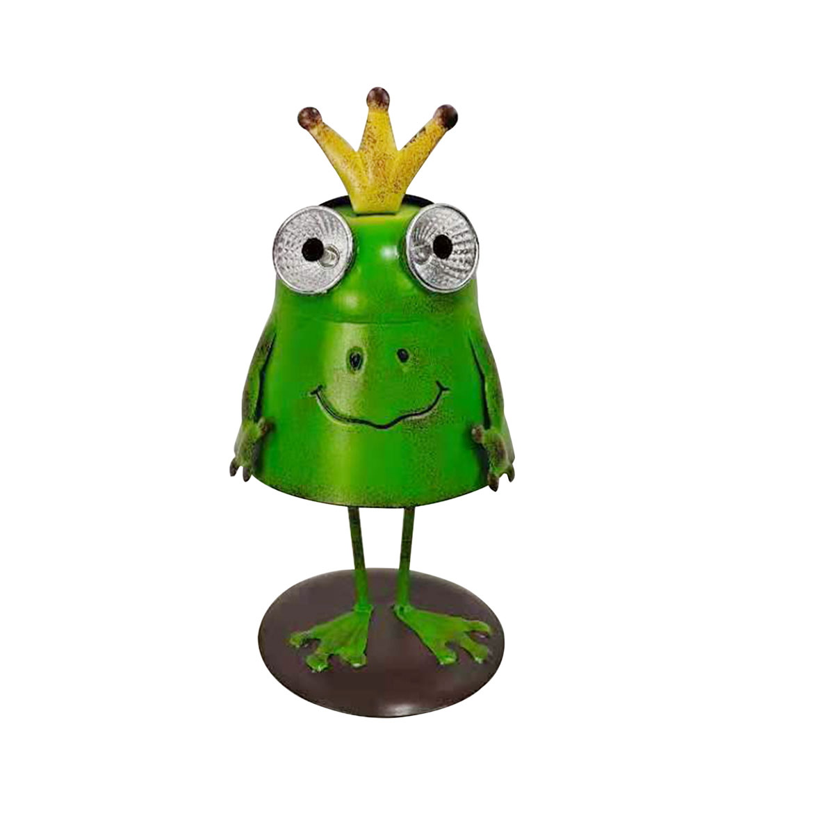 Flector Garten LED-Solar-Dekoleuchte Froschkönig Jorge grün