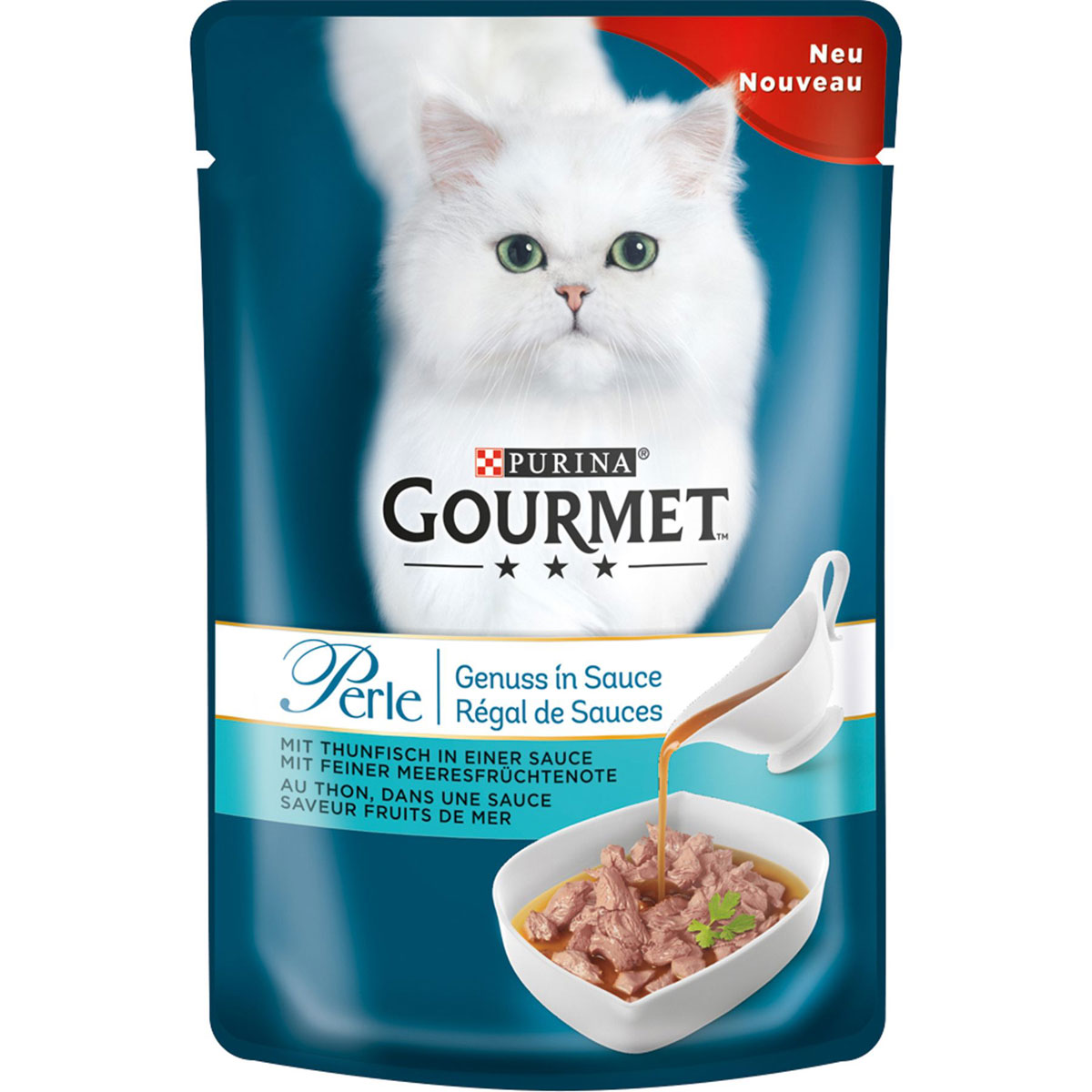 Gourmet Portionsbeutel Perle Genuss in Sauce Thunfisch 85 g