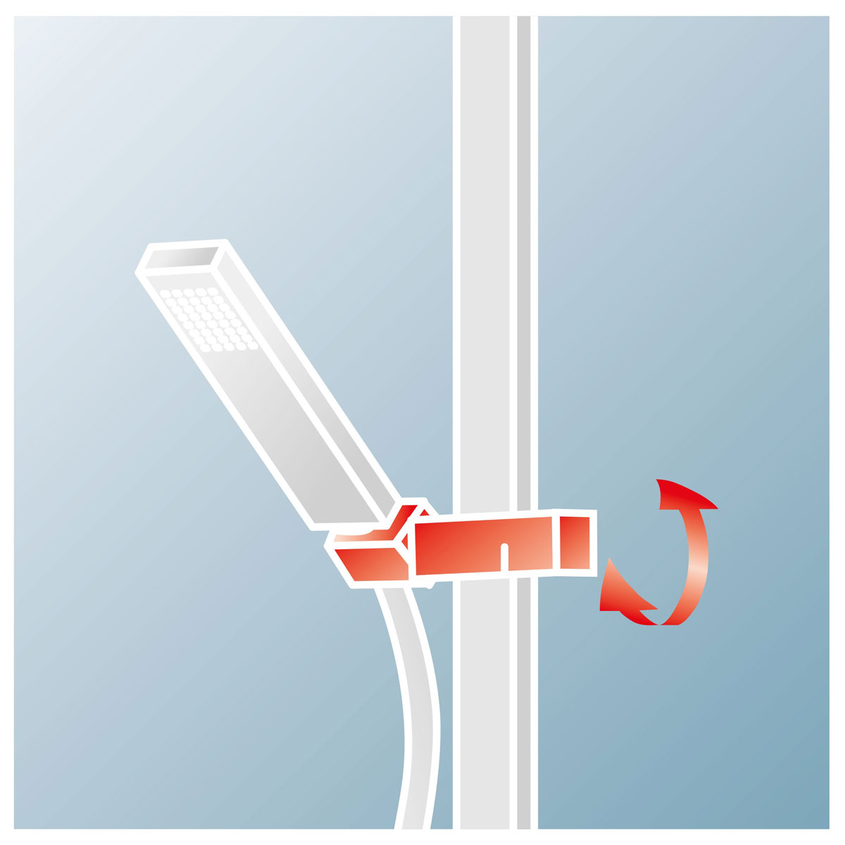 Schulte DuschMaster Rain III Mode mit Thermostat Kopfbrause rund chrom Bild 3