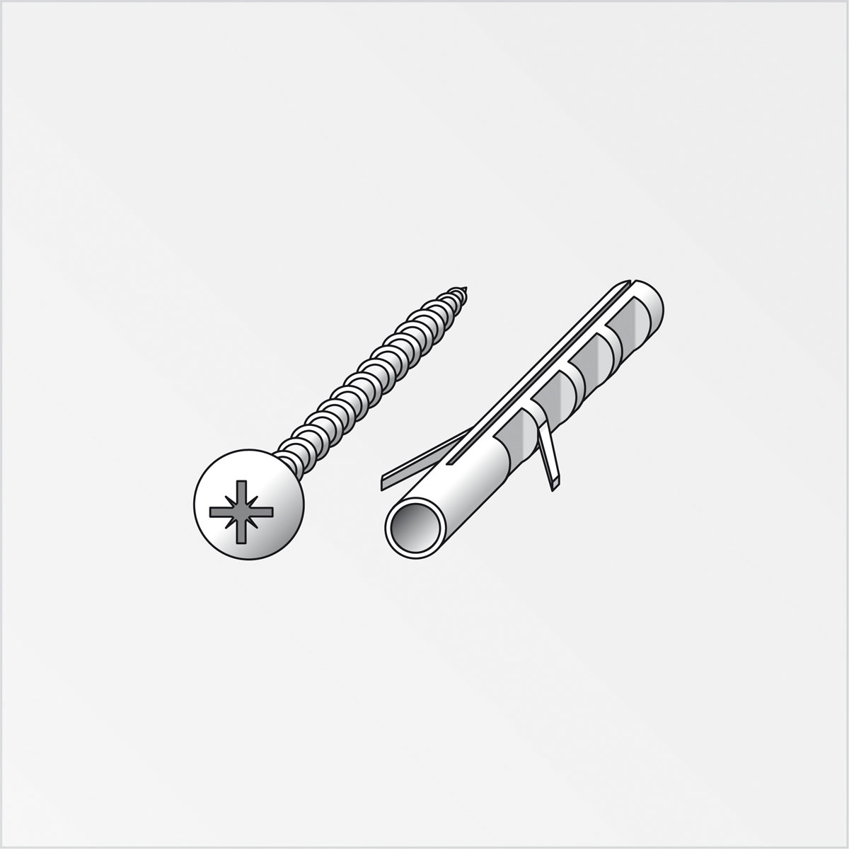 MyTool Schrauben mit Dübel 4 x 40 mm 8 Stück Bild 2