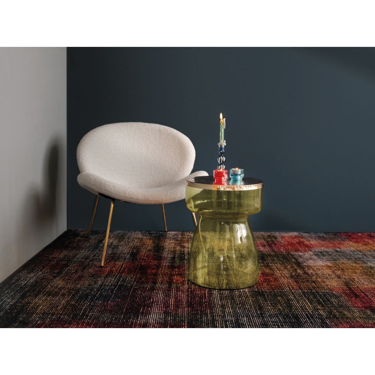 Beistelltisch Roman 125 blau gold Bild 8