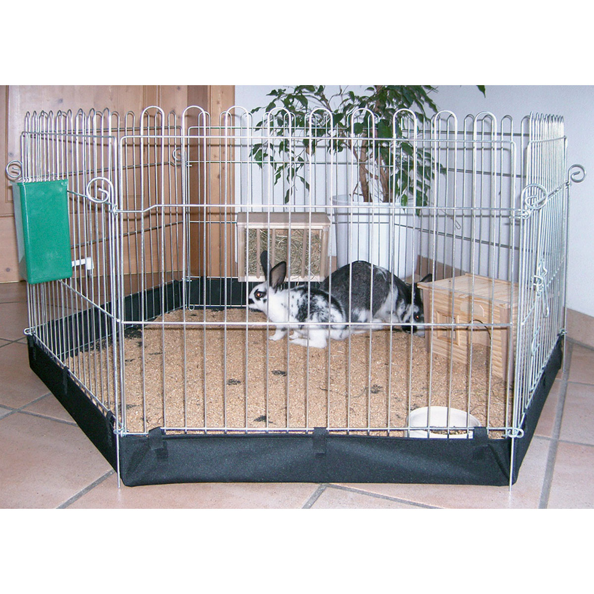 Nylonboden für Freigehege schwarz Bild 2