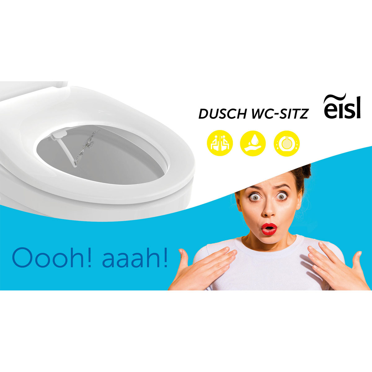 Schütte Dusch WC-Aufsatz mit Absenkautomatik und Schnellverschluss Bild 4