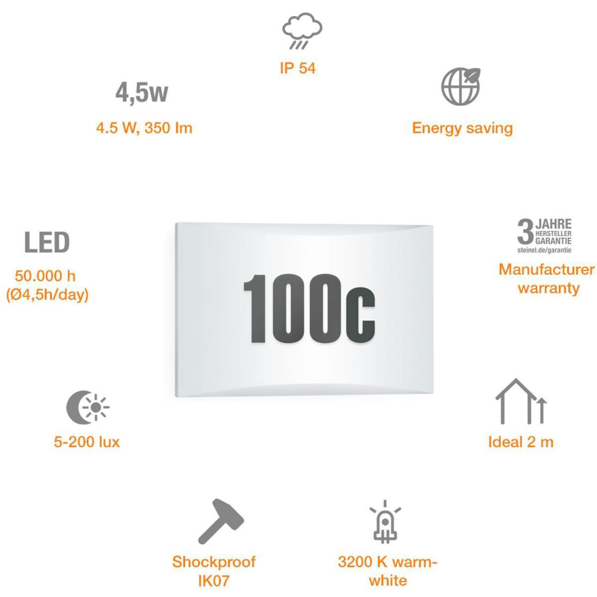 Steinel LED-Außenleuchte L 1 N mit Dämmerungsschalter Bild 3
