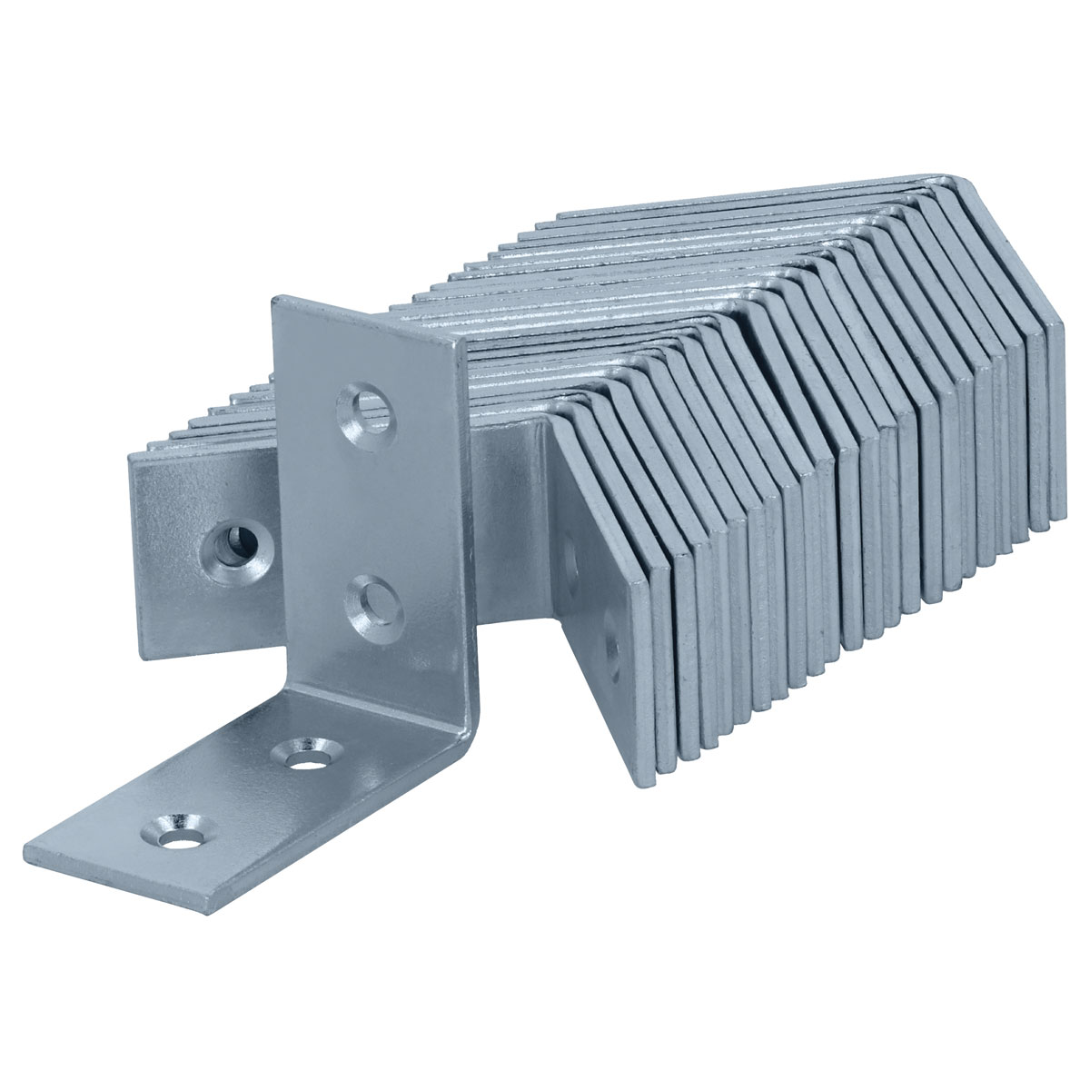 Suki Winkelverbinder Holz verzinkt 40 x 40 x 20 mm 24 Stück