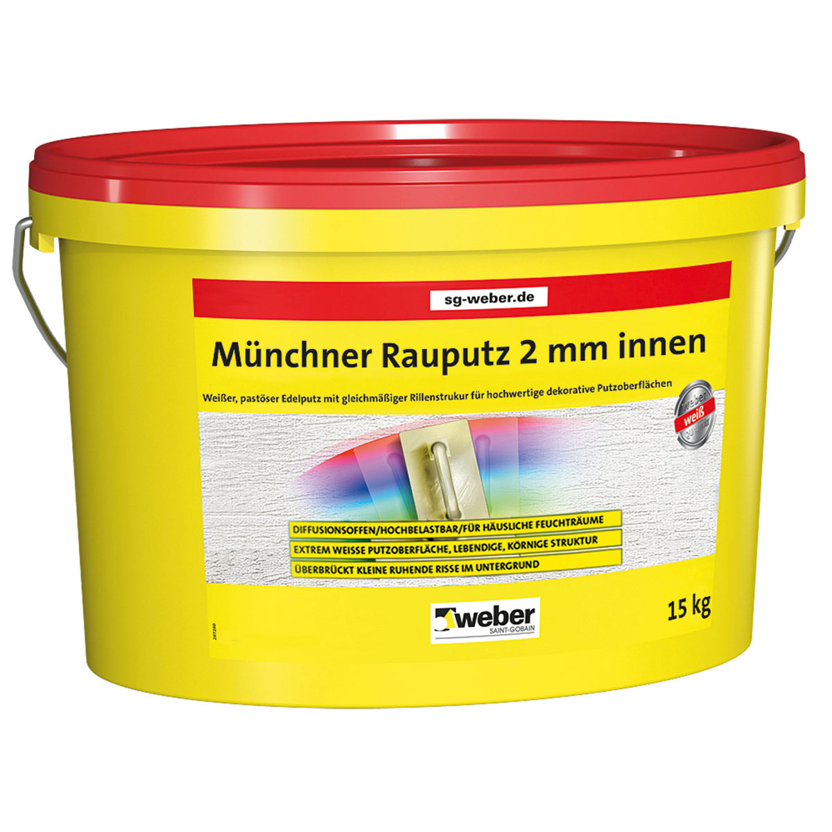 Münchner Rauputz 2 mm innen 15 kg