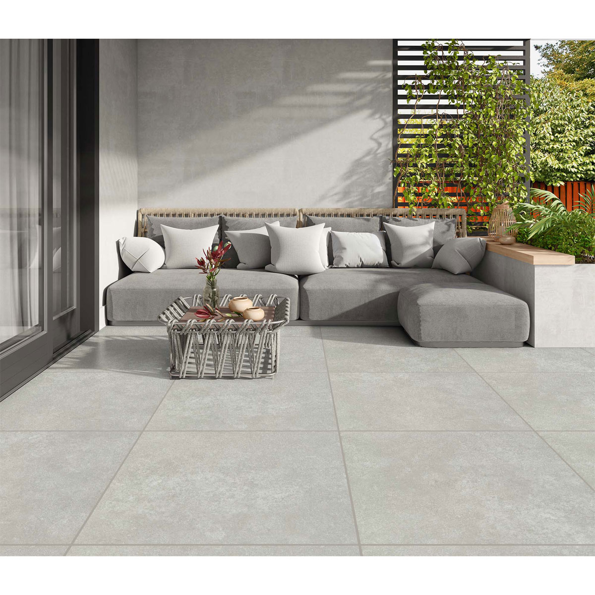 Feinsteinzeug-Platte No 1 Tile Benet grau 60 x 60 x 2 cm Bild 3