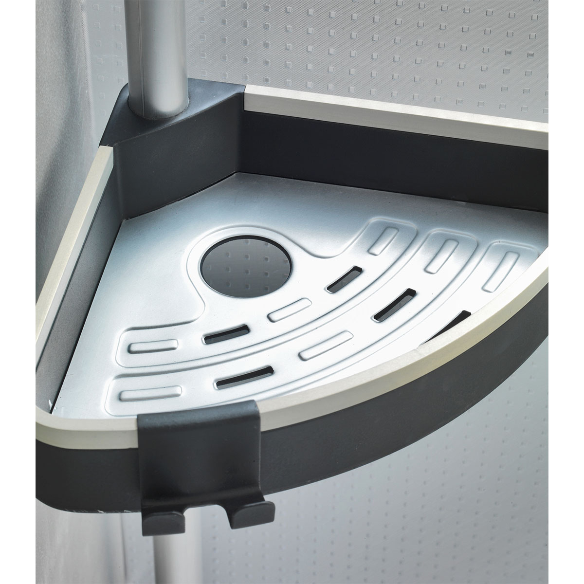 Wenko  Teleskop-Duschecke Wave mit 3 Ablagen und Spiegel Bild 9