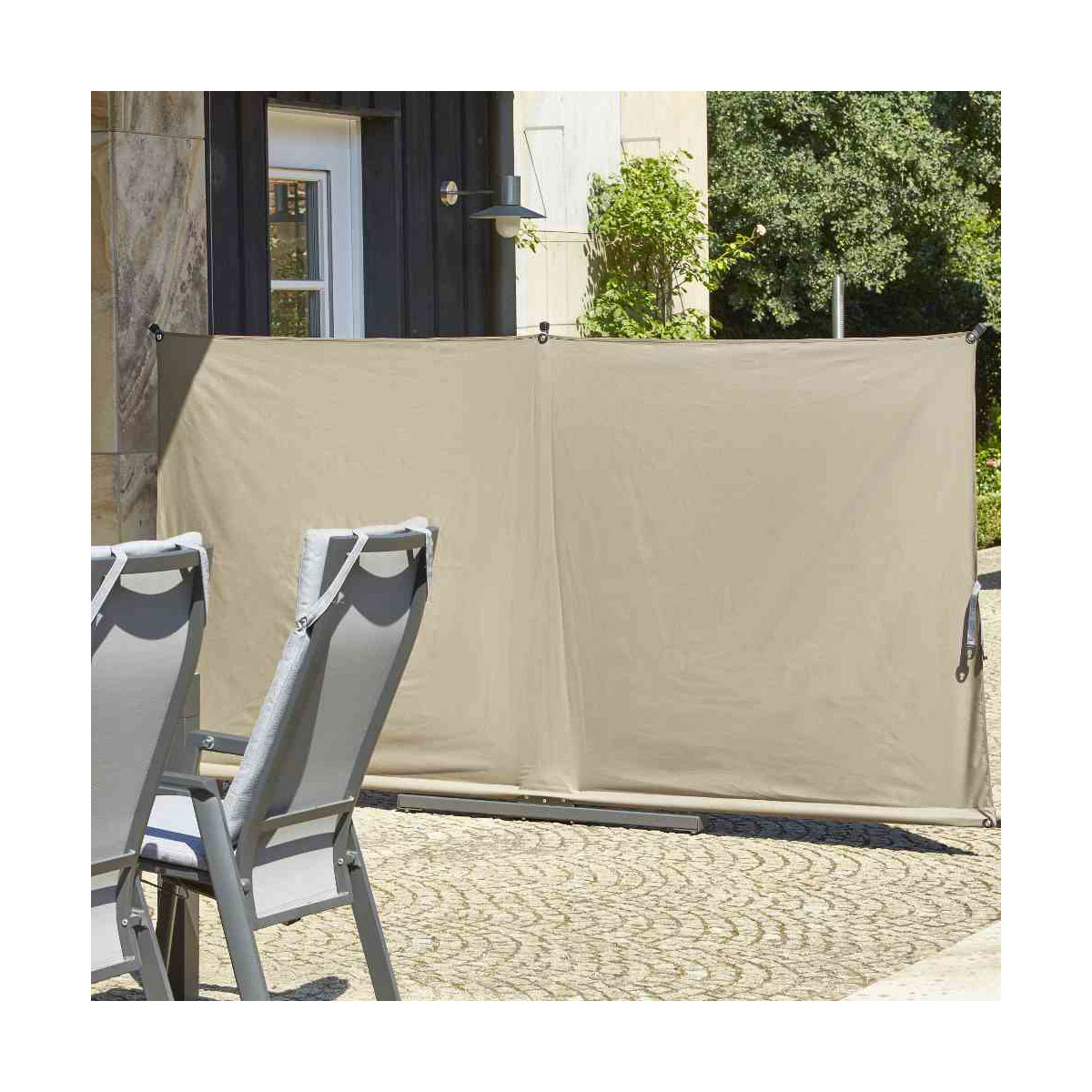 Siena Garden Faltbarer Sichtschutz Ben 150 x 280 cm taupe Bild 7