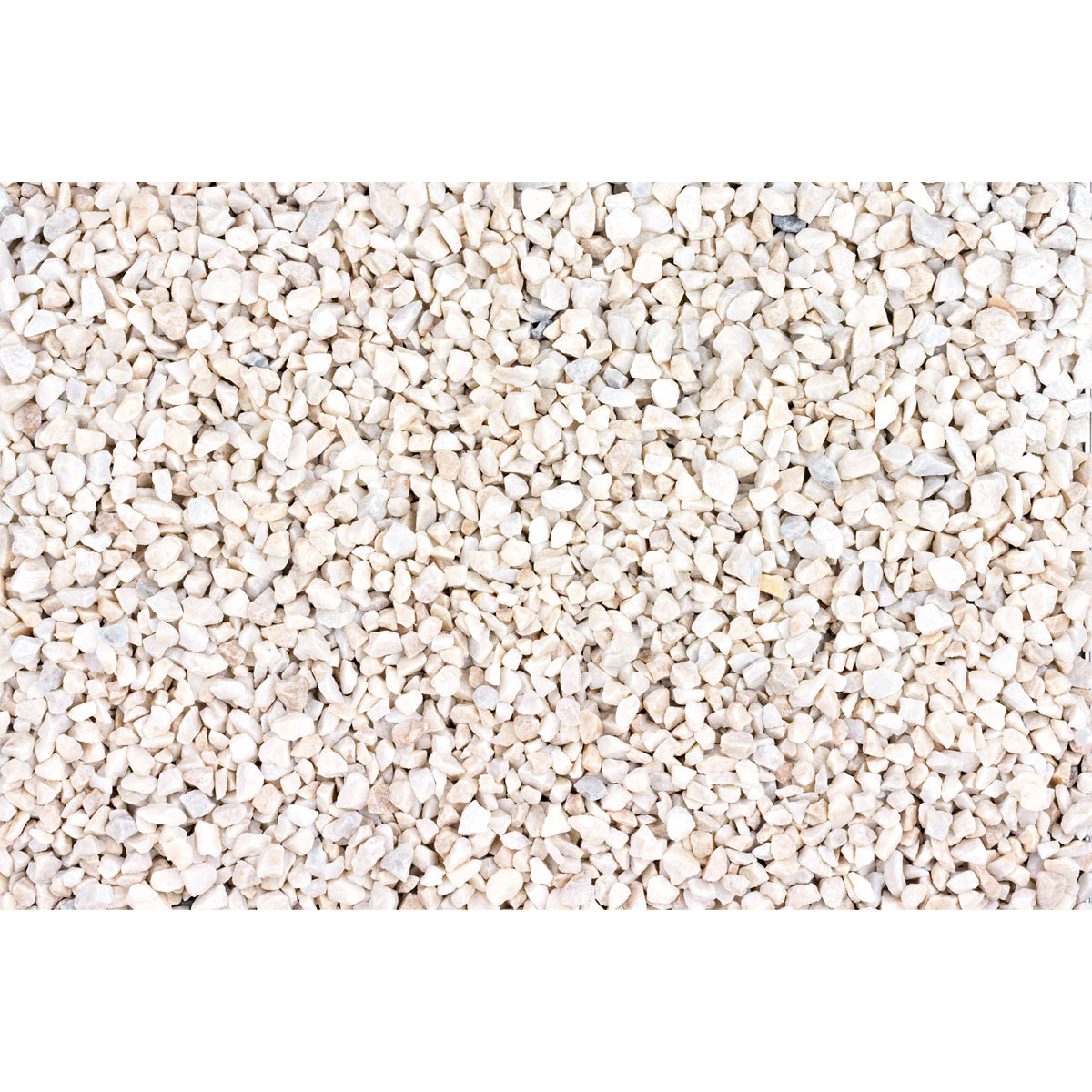 Marmorsplitt 4-8 mm matt-weiß 25 kg