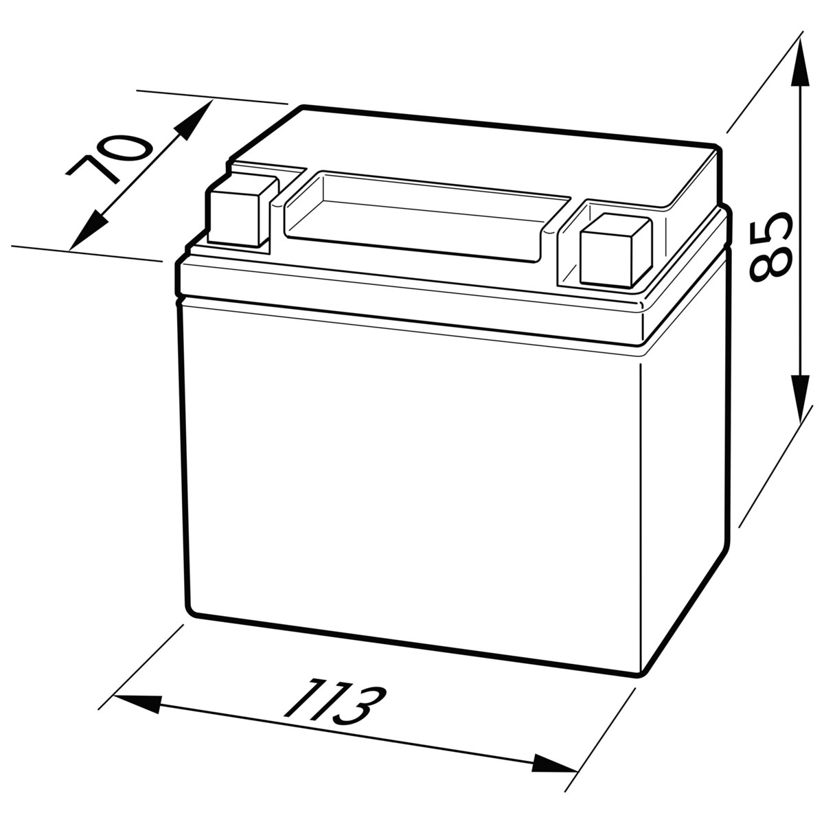 Batterie GEL YTX4L-BS 4Ah 120A Bild 8