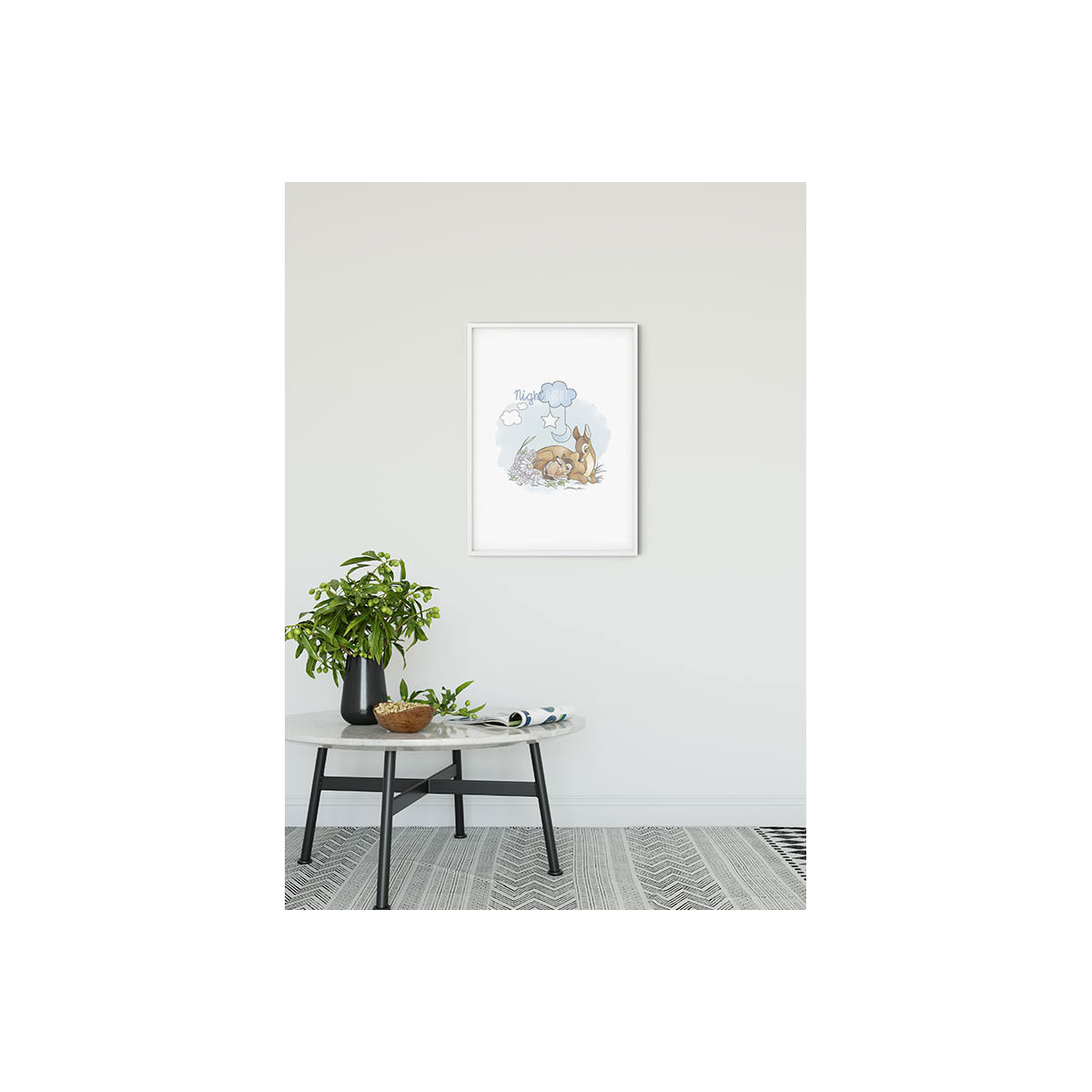 Komar  Wandbild Bambi Good Night 30x40 cm Bild 1