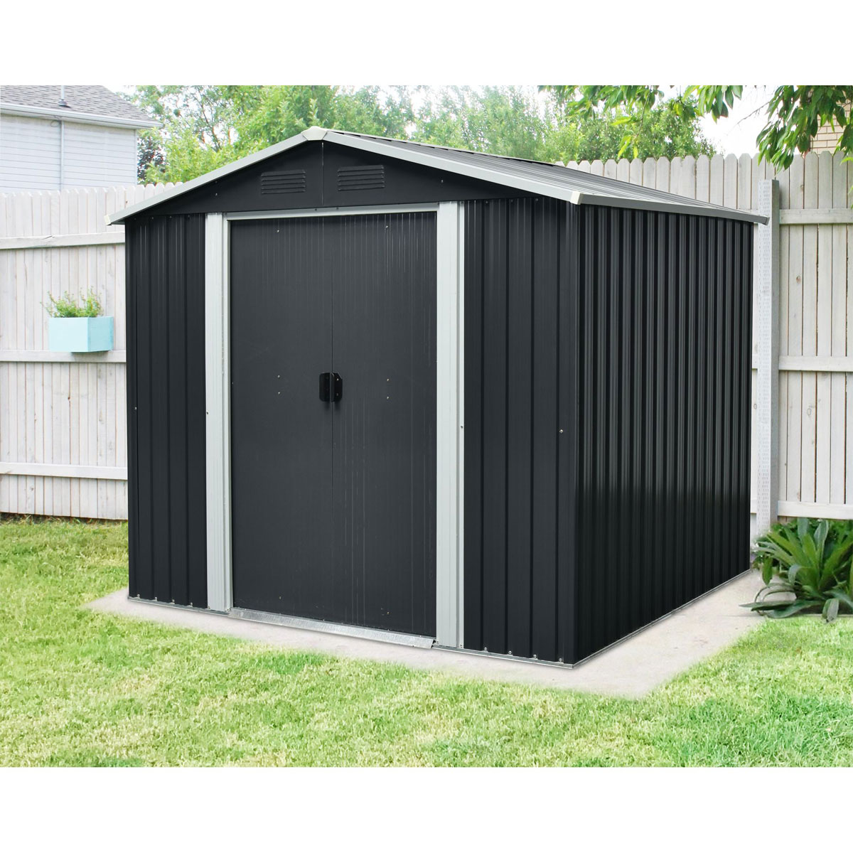 Pergart Gerätehaus Dresden II 4,7m² weiß Bild 4