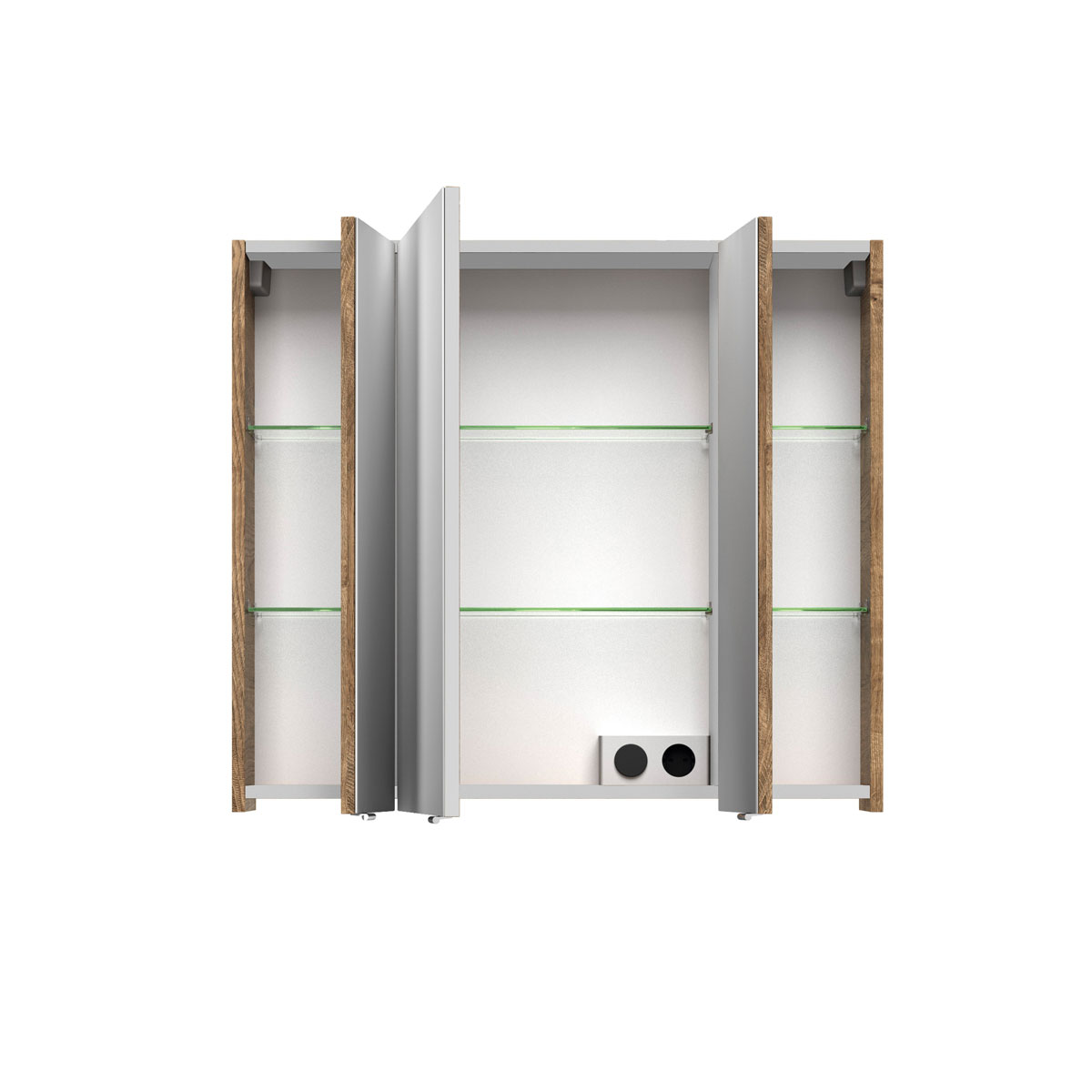 Pelipal Spiegelschrank Asti braun 82 x 1,6 x 26,5 cm Bild 2