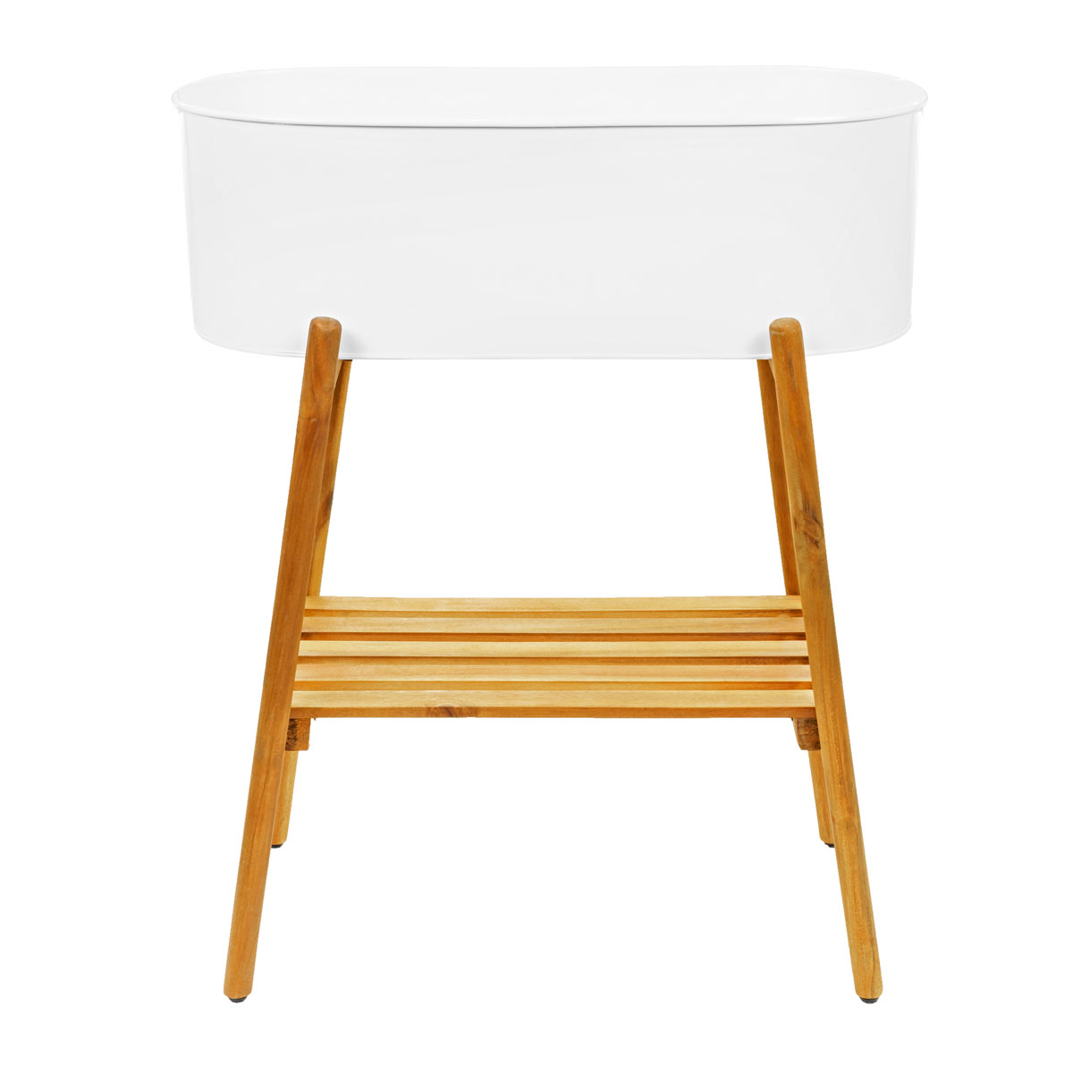 Wingart Hochbeet Gloria weiß 60 x 30 x 80 cm