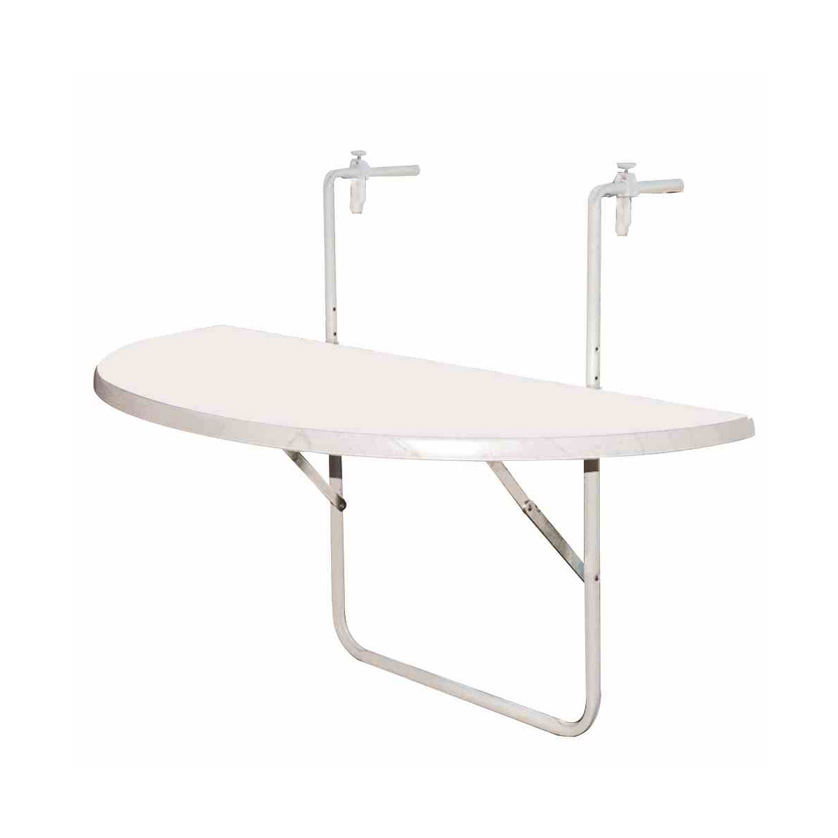 ALCO Balkonhängetisch 100 x 50 cm weiß