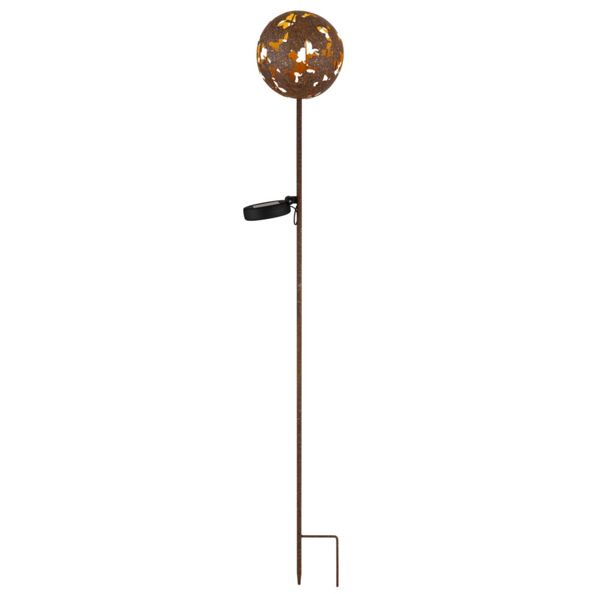 Flector LED-Solarspieß Rost 91,5 cm