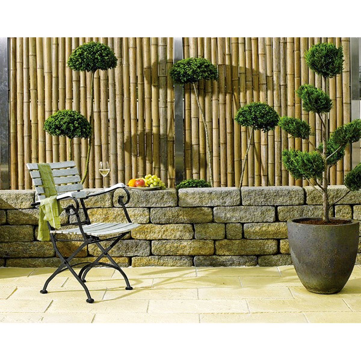 Lusit  Mauerstein Spaltino Mini Muschelkalk Bild 2