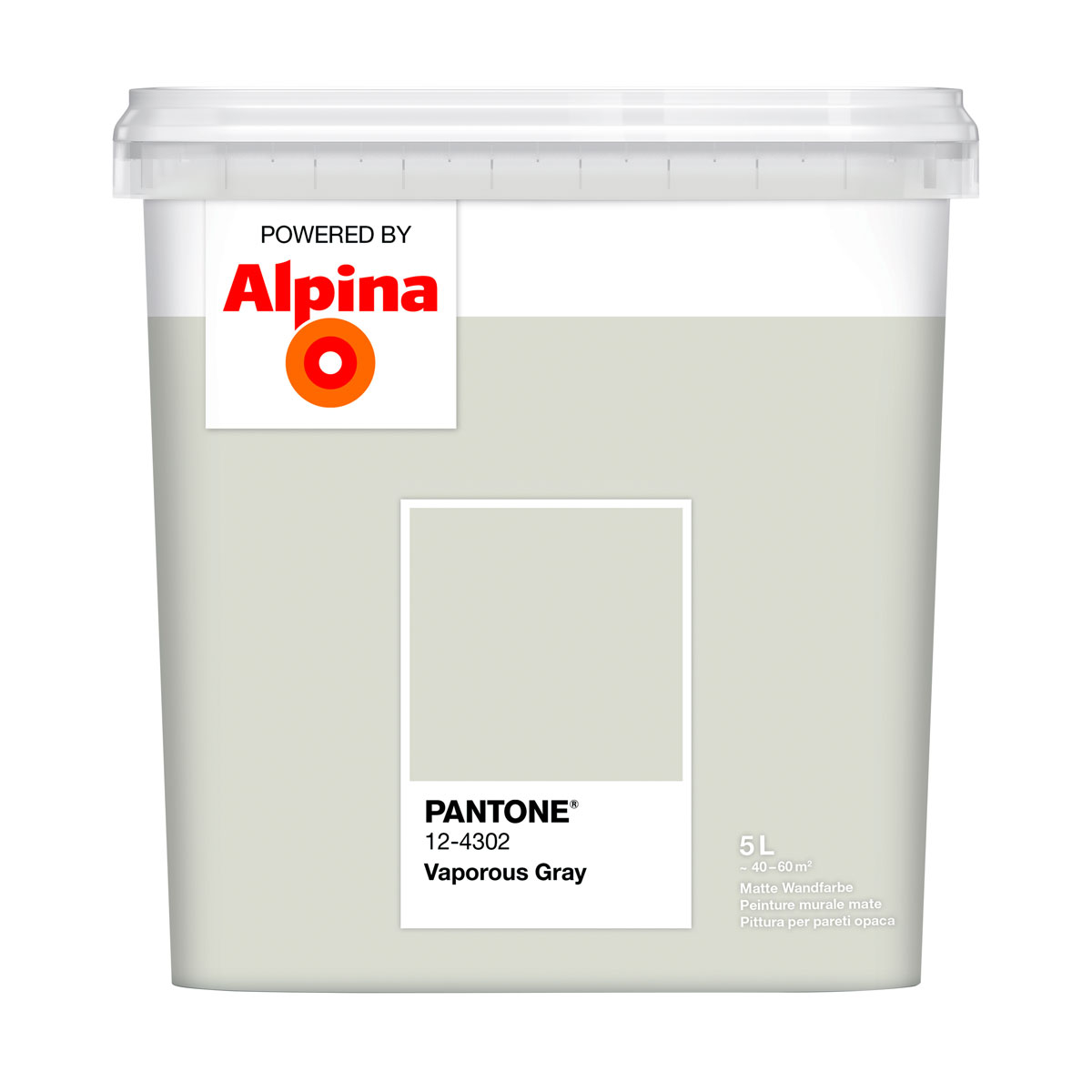 Alpina PANTONE Vaporous Gray 5 L