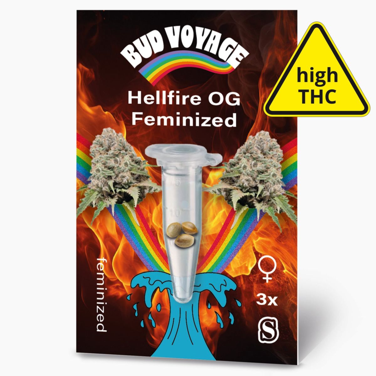 Hanfsamen BudVoyage Hellfire OG Fem3 Samen