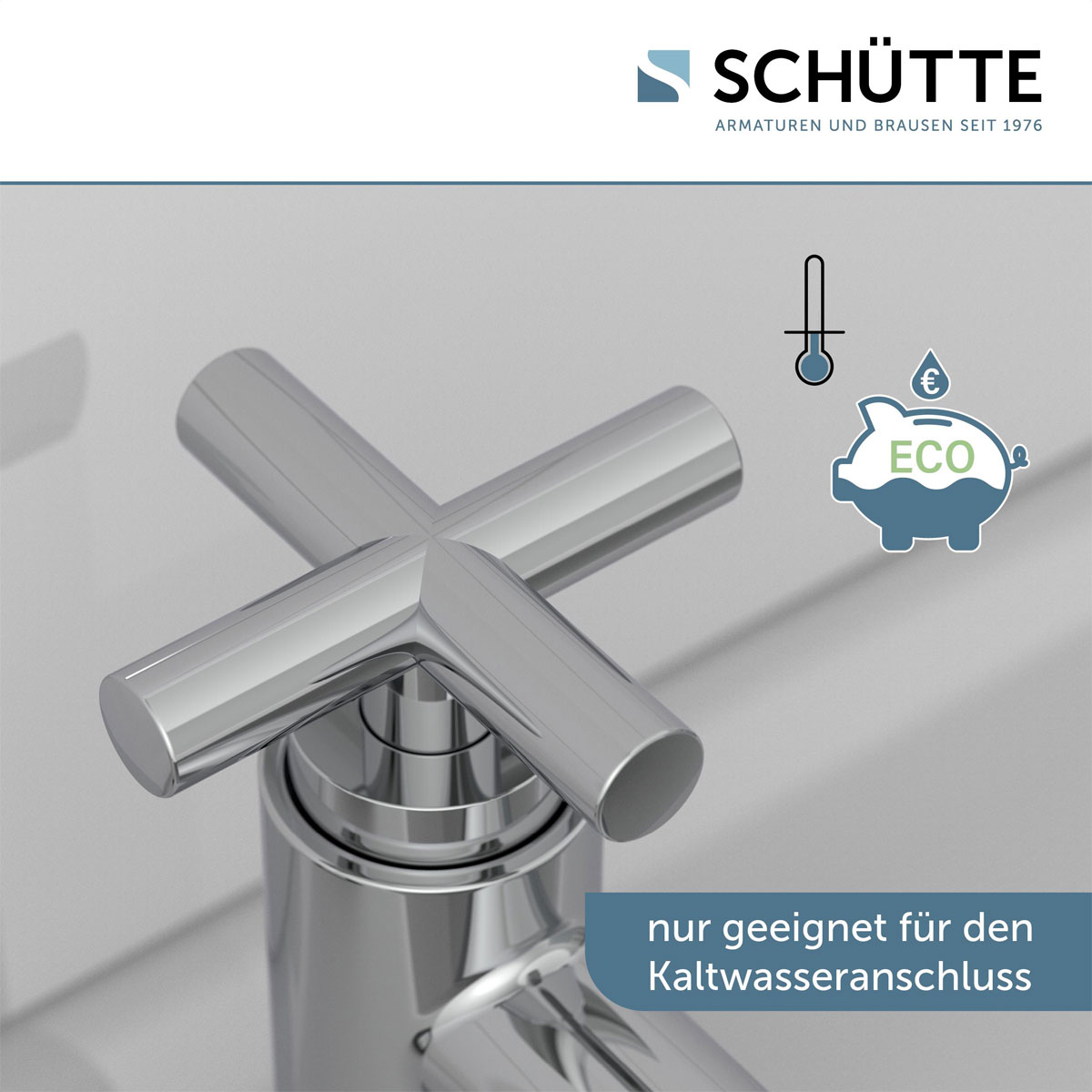 Schütte  Kaltwasserventil „Matao“ chrom 1/2" Bild 4