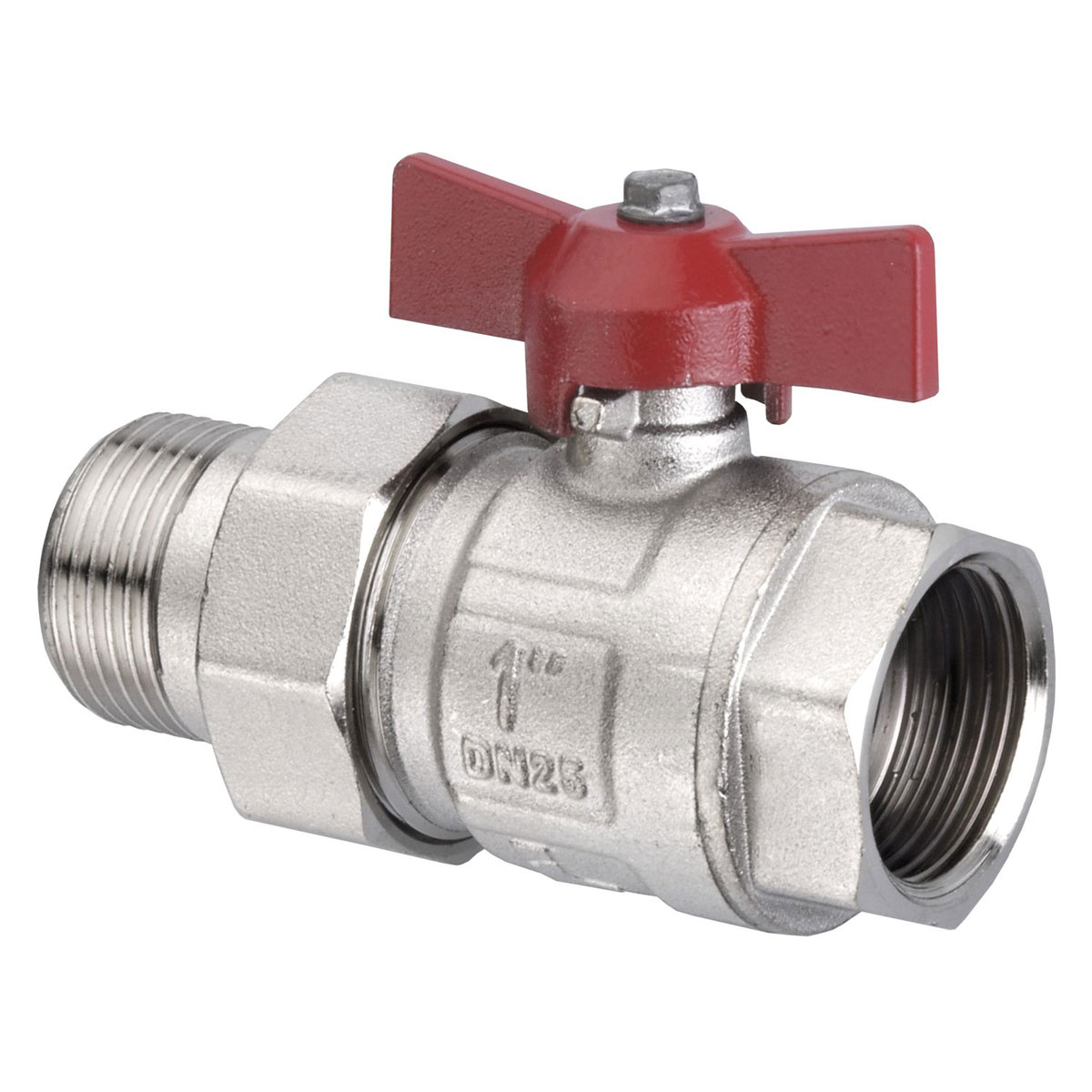 Cornat Kugelhahn mit Verschraubung 1 IG/AG