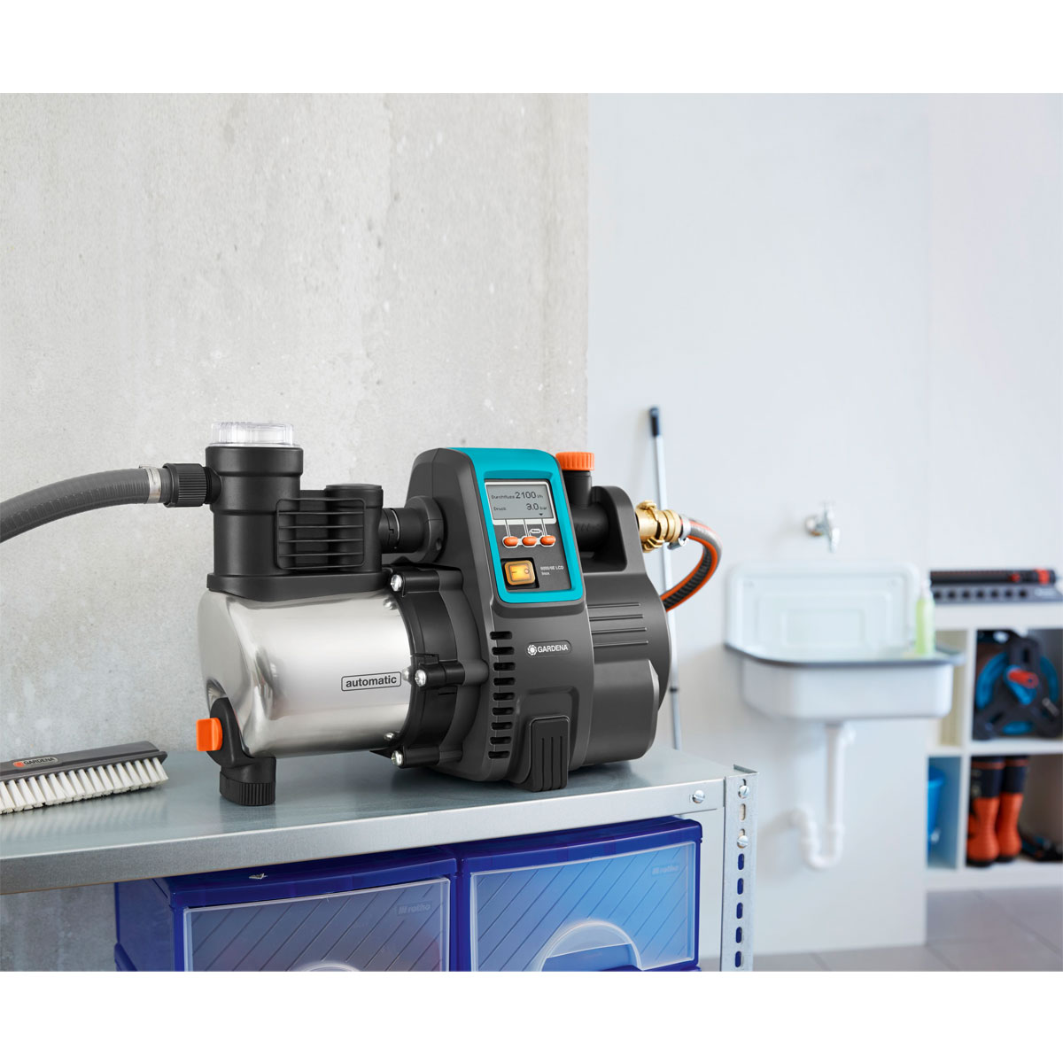 Gardena  Haus- und Gartenautomat 6000/6 LCD Inox Bild 4