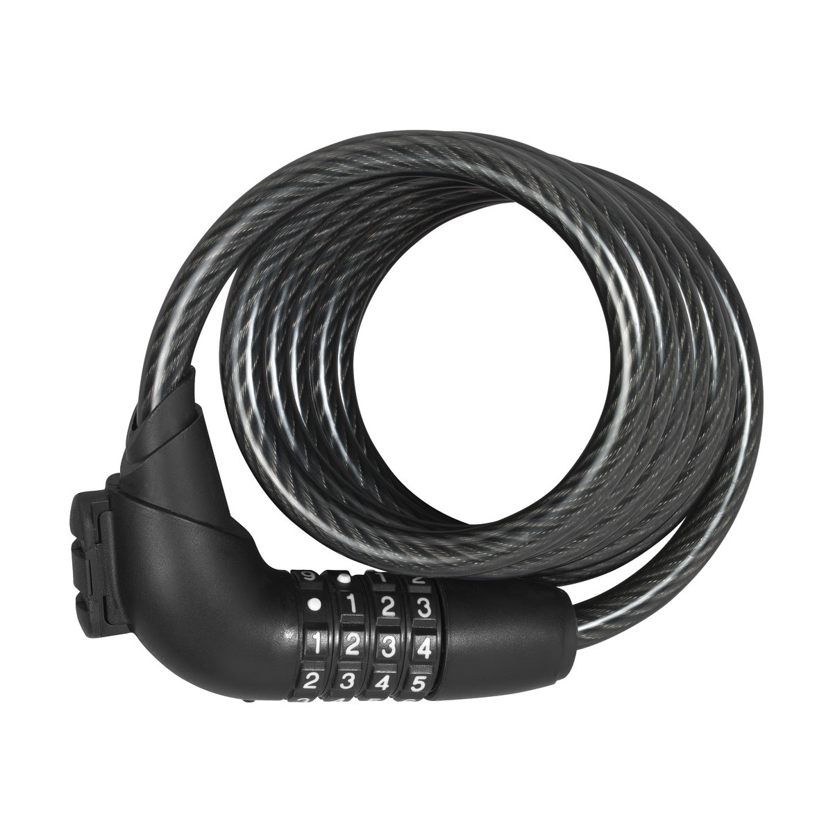 Abus Spiralkabelschloss CL CC mit Zahlenschloss