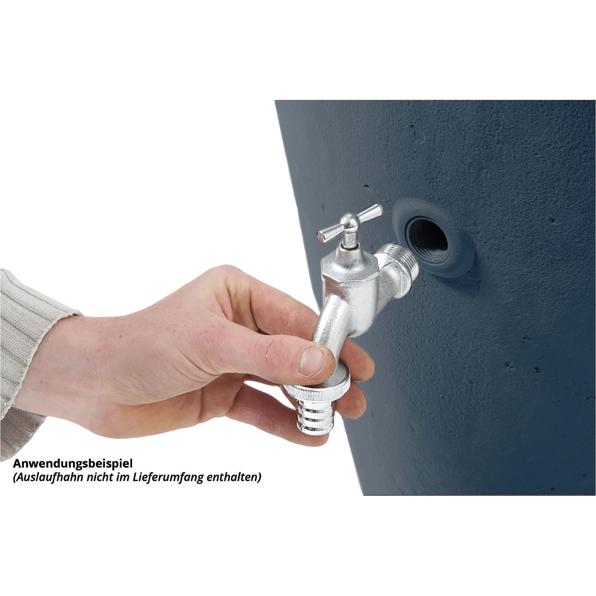 Garantia  Wasserbehälter 2in1 300 Liter graphite grey inkl. Pflanzschale Bild 8