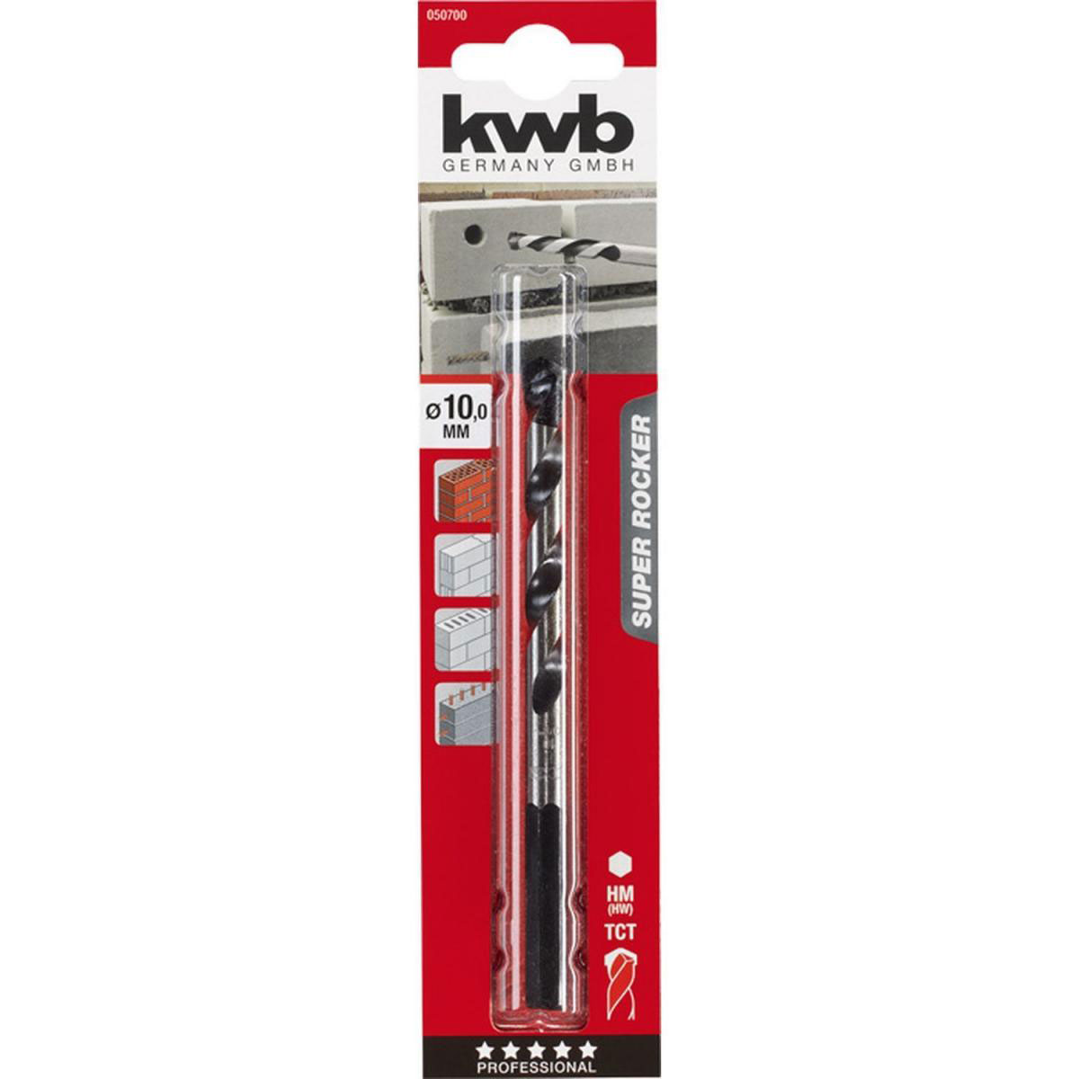 kwb  Beton- und Steinbohrer Rocker Durchmesser 10 mm Bild 2