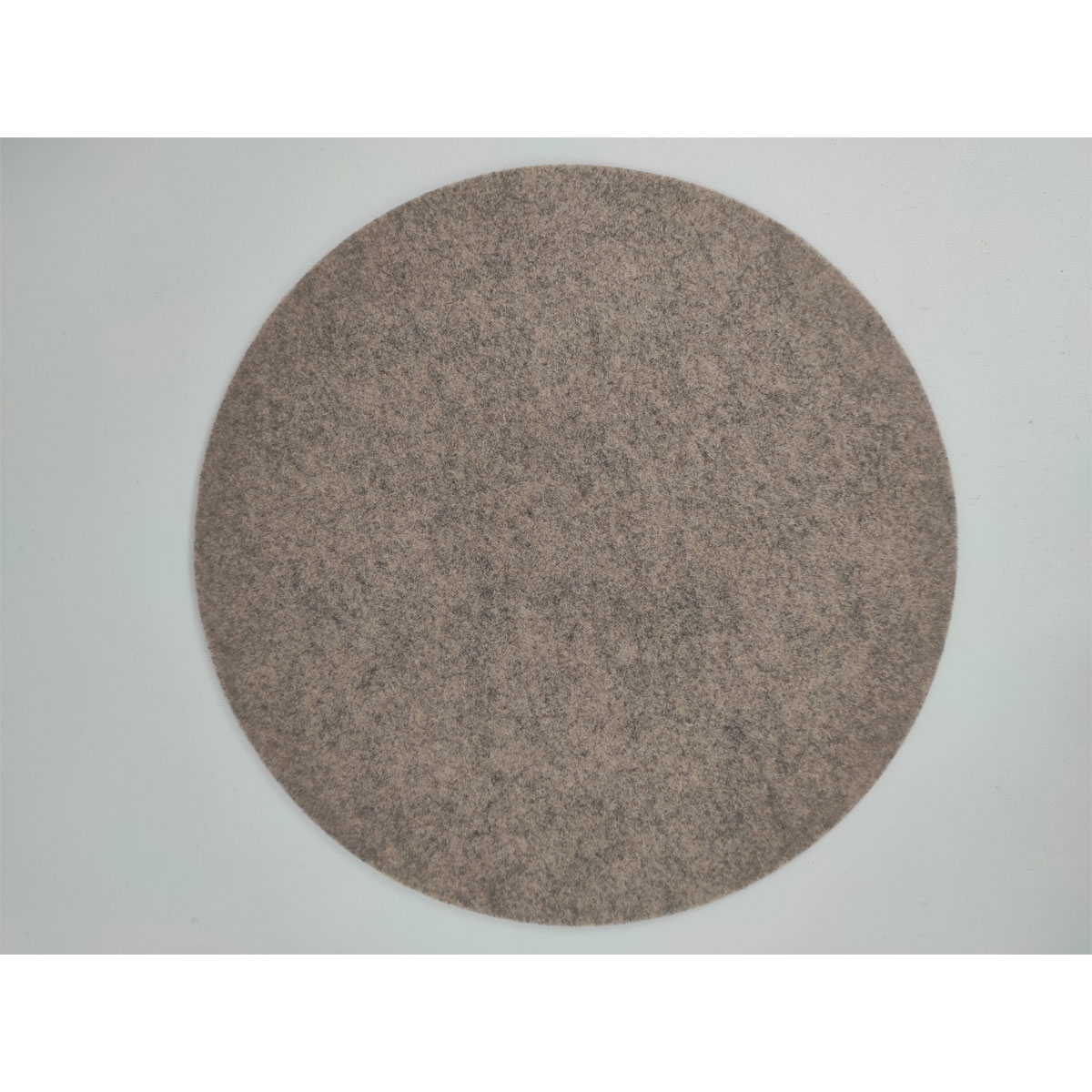 Platzset Filz Durchmesser 35 cm creme-melange