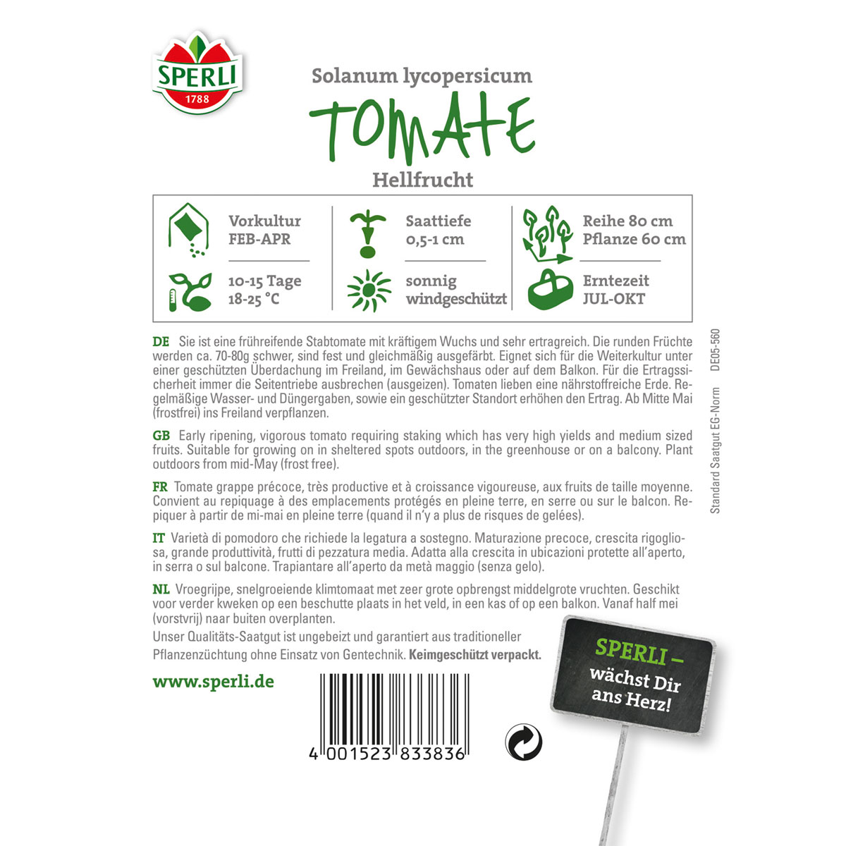 Sperli Tomaten Hellfrucht Bild 2