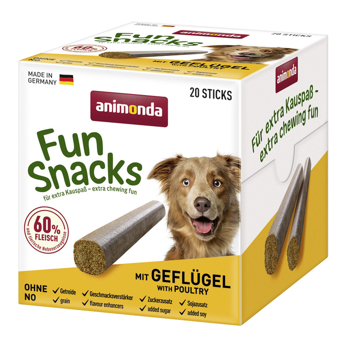 animonda  Snack Fun mit Geflügel 20 Sticks