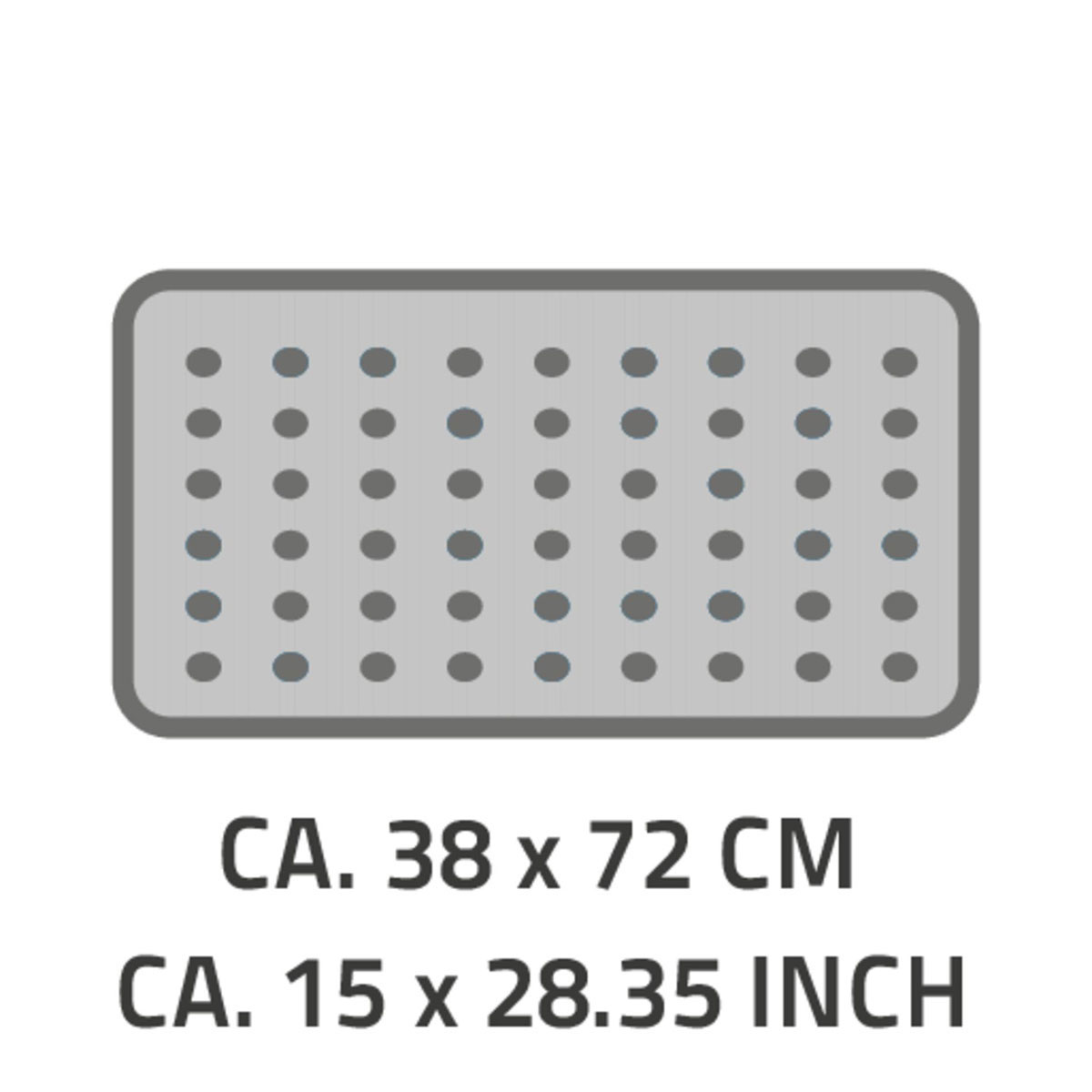 Ridder  Wanneneinlage Foot 38 x 72 cm lila Bild 3