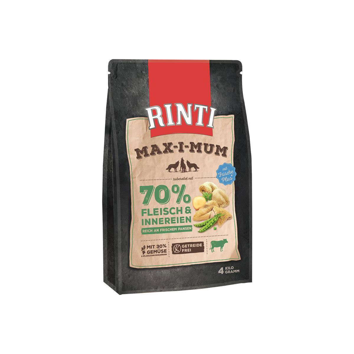 Rinti Hundefutter Max-i-mum Pansen 4 kg