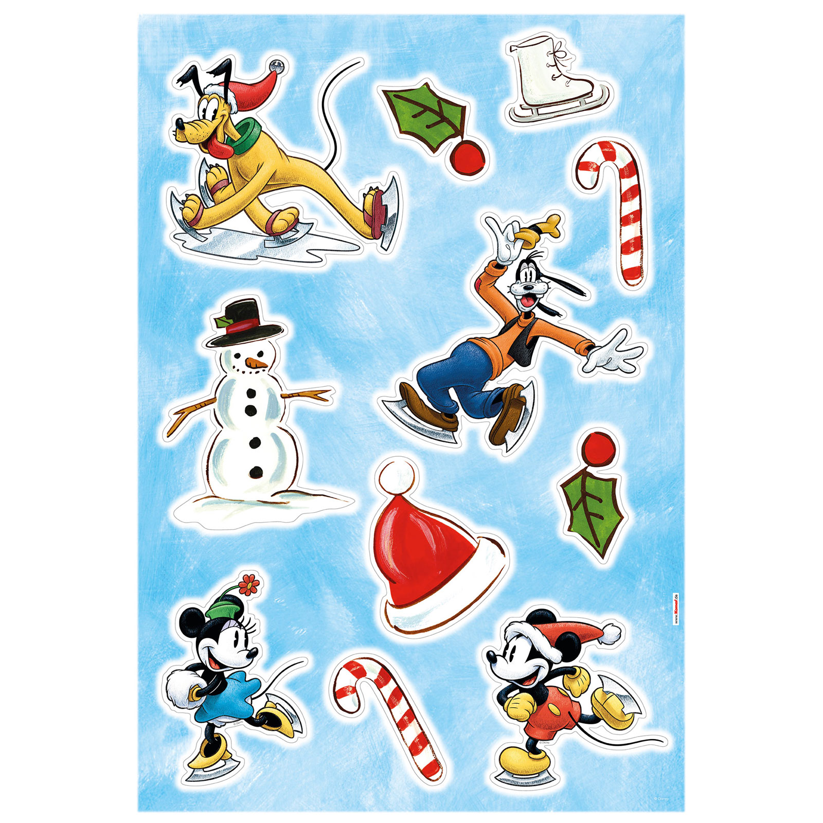 Komar  Wandtattoo Mickey Ice Slide 50x70 cm Bild 2