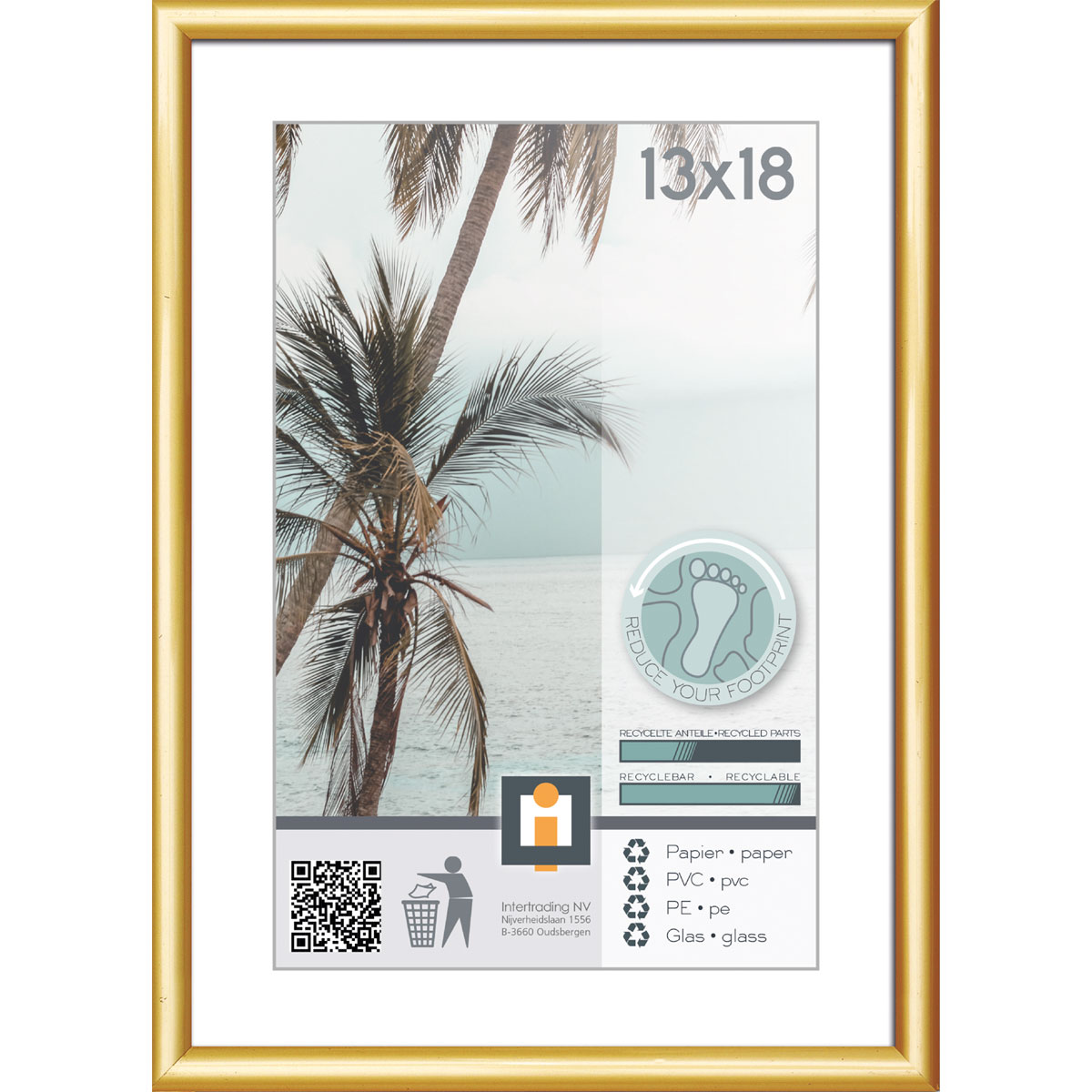 Bilderrahmen Kyoto 13x18 cm gold Bild 1