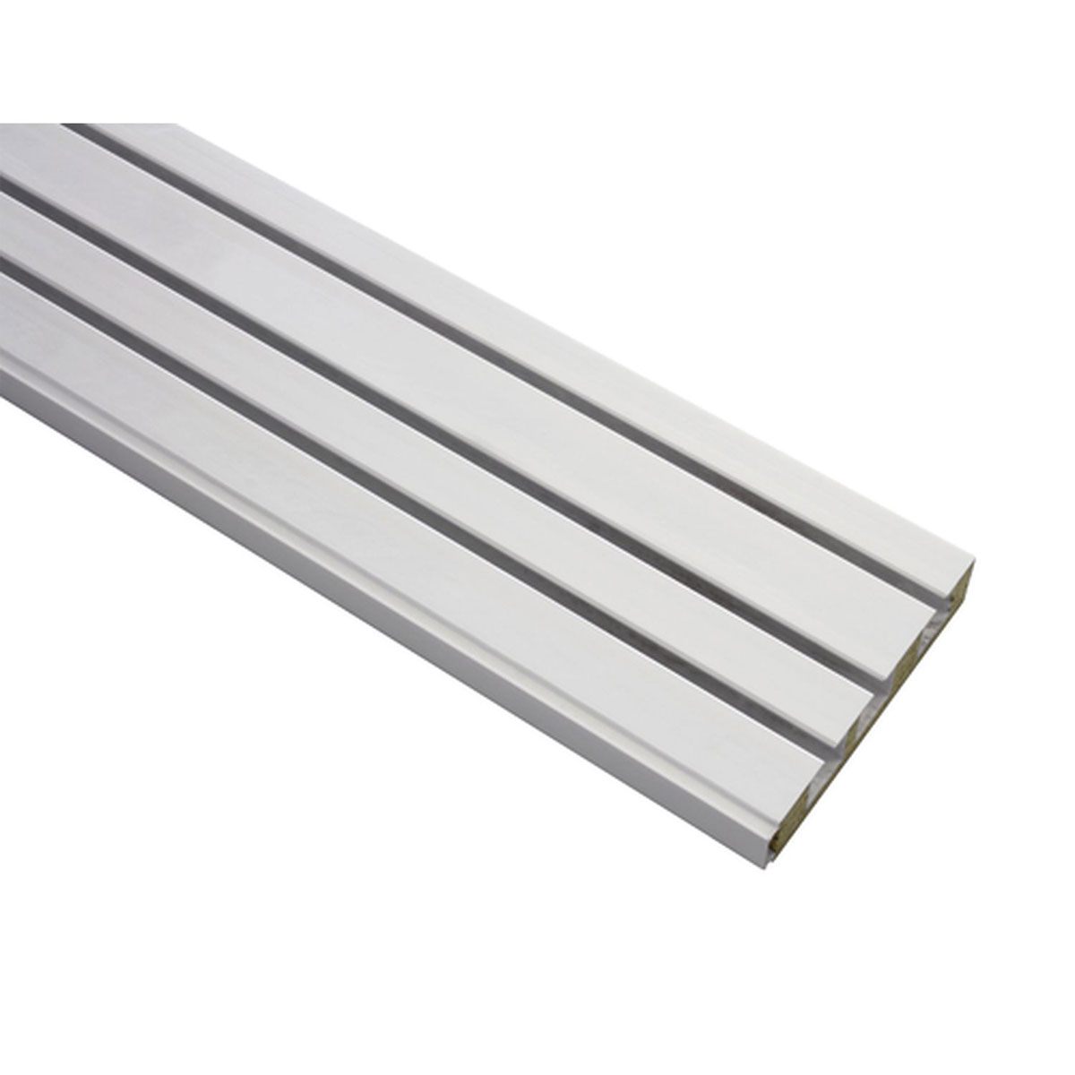 Gardinia Vorhangschiene GE3 150 cm mit Profil für Blendenbefestigung weiß Bild 2