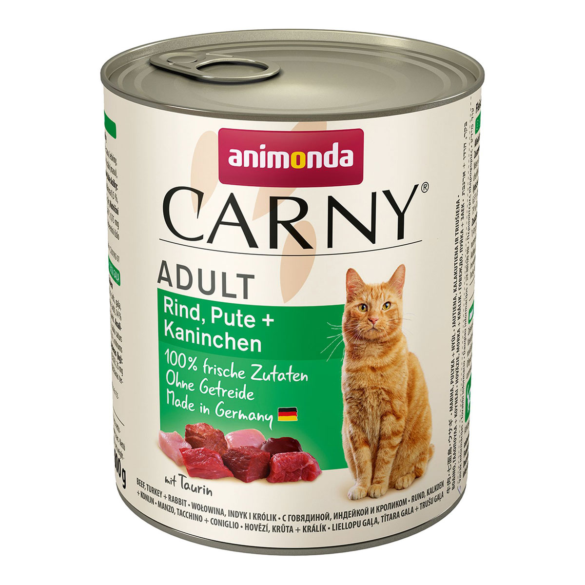 Carny Cat Adult Rind und Pute und Kaninchen 800g Dose