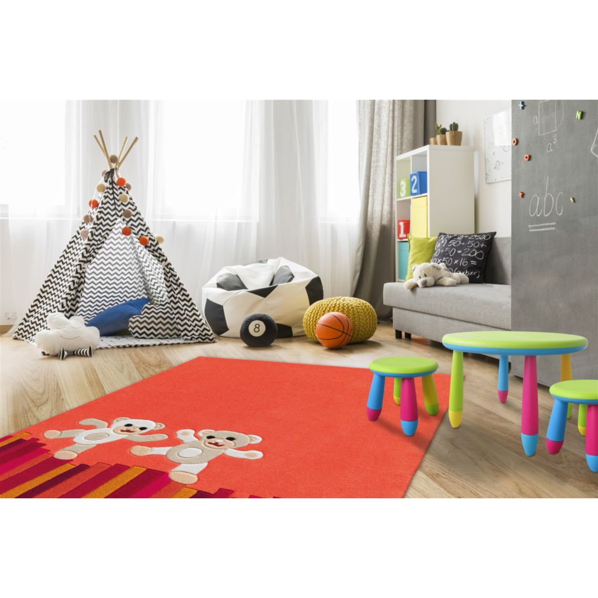 Joy 4117 Multi Teddy 110cm x 160cm Bild 2