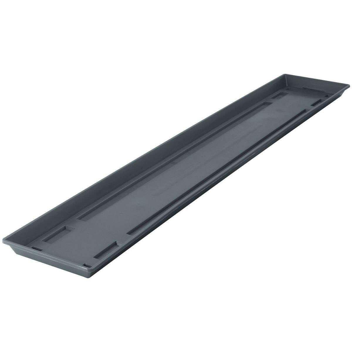 Geli Blumenkasten-Untersetzer 100 cm grau