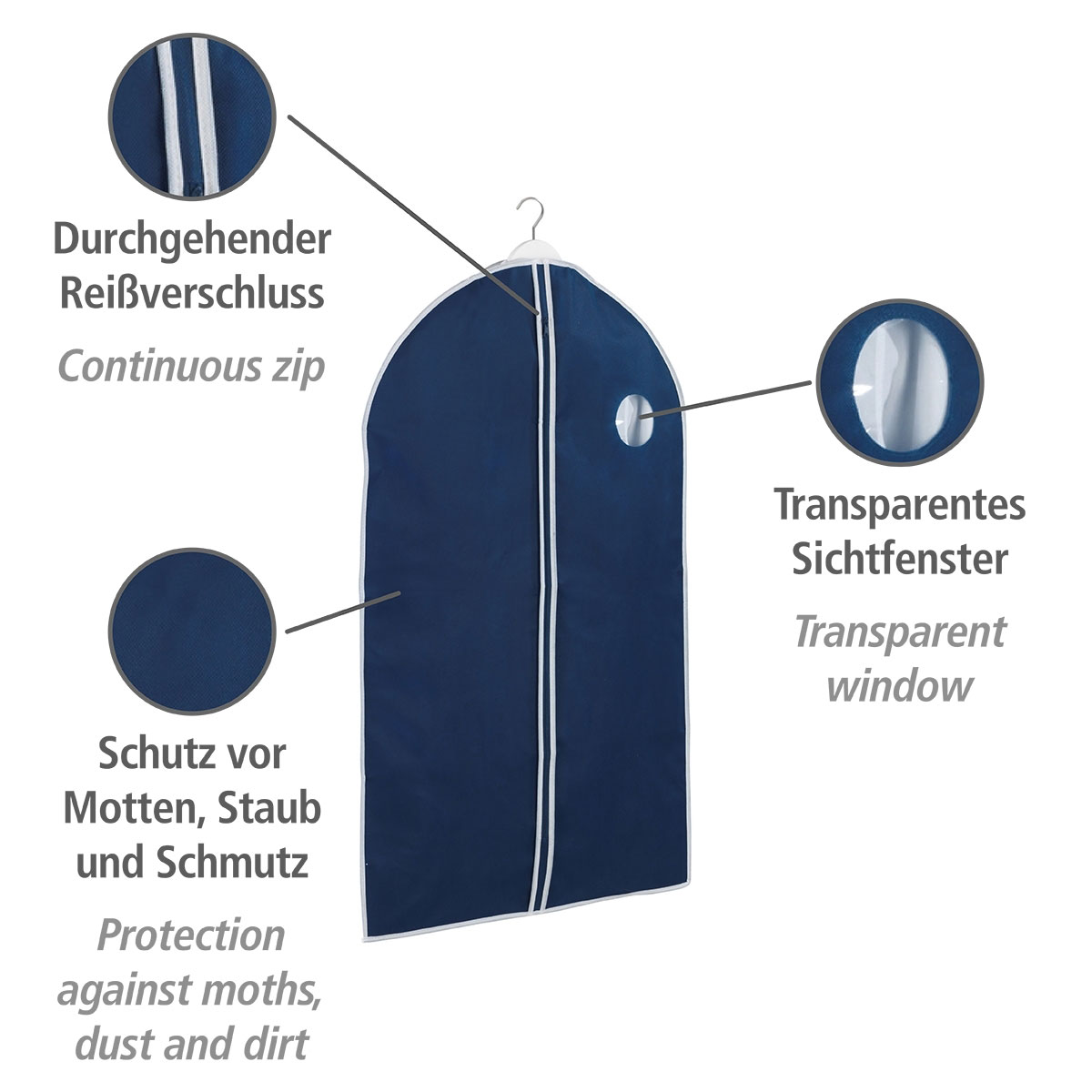 Wenko Kleidersack Air 100 x 60 cm Bild 3